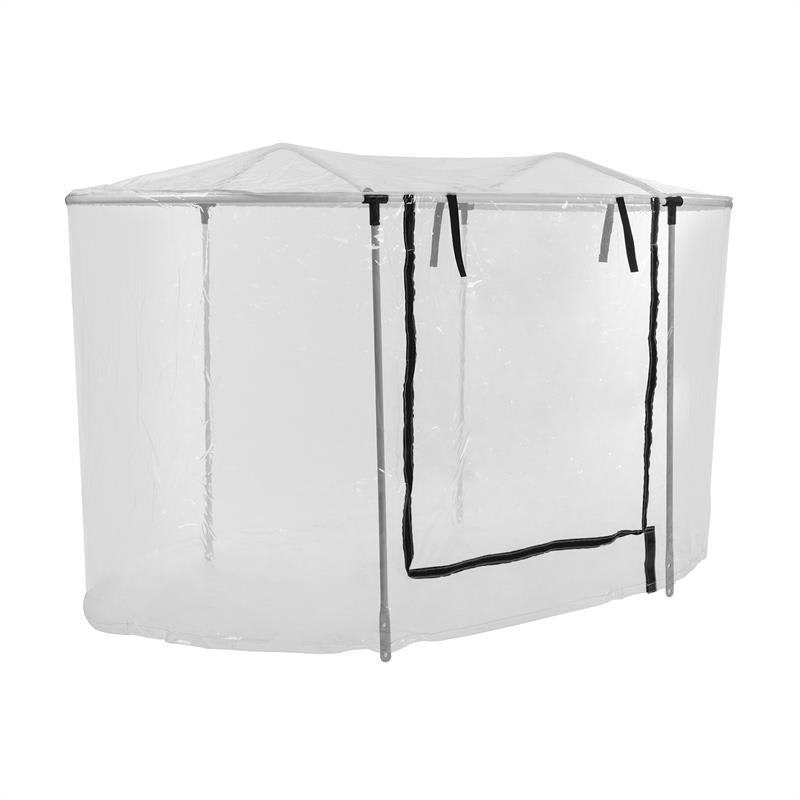 High Grow Top 200 Gewächshaus-Aufsatz 200x115x100cm Stahlrohr PVC