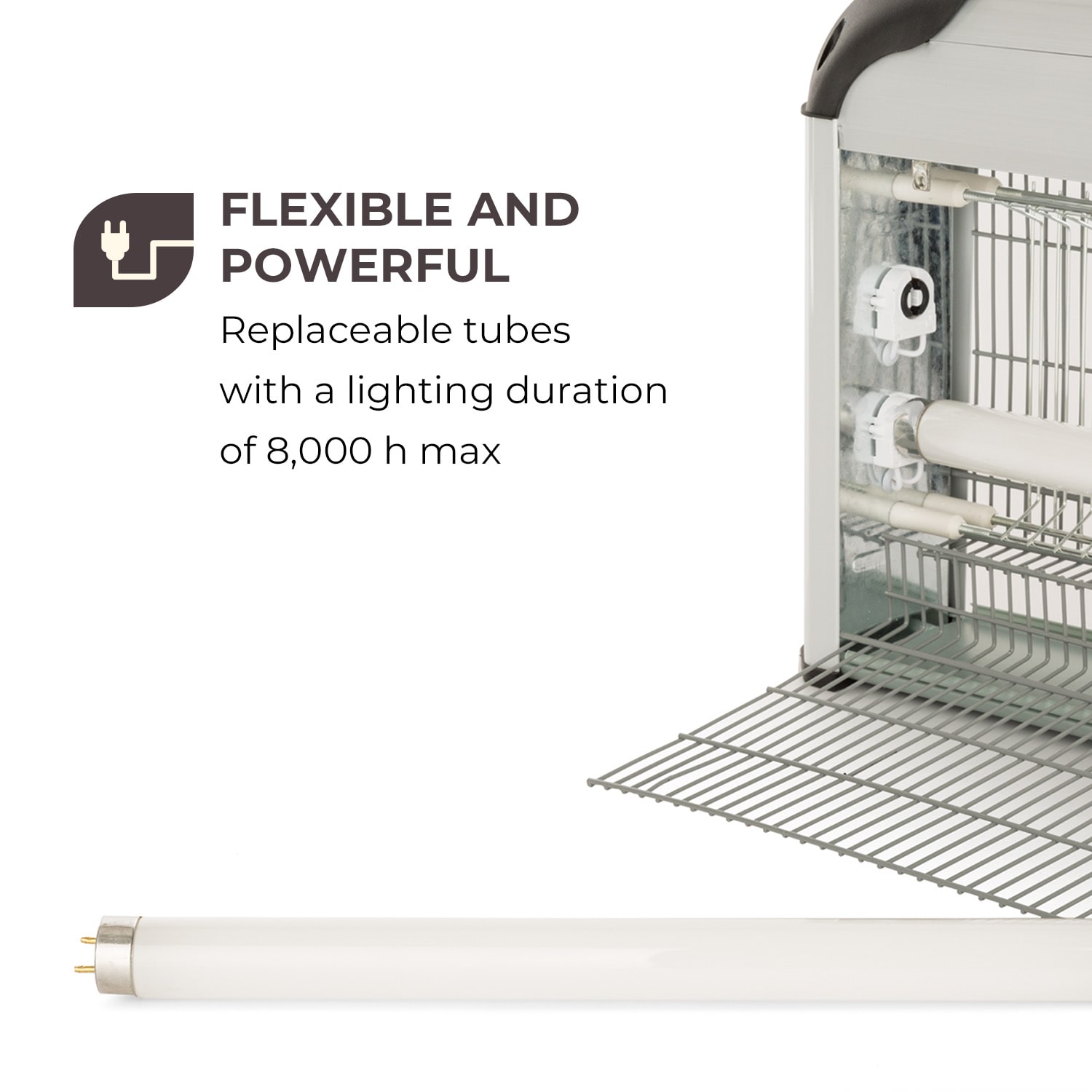 Waldbeck Mosquito Ex 6000 Insect Killer 43W UV light 200m2 silver