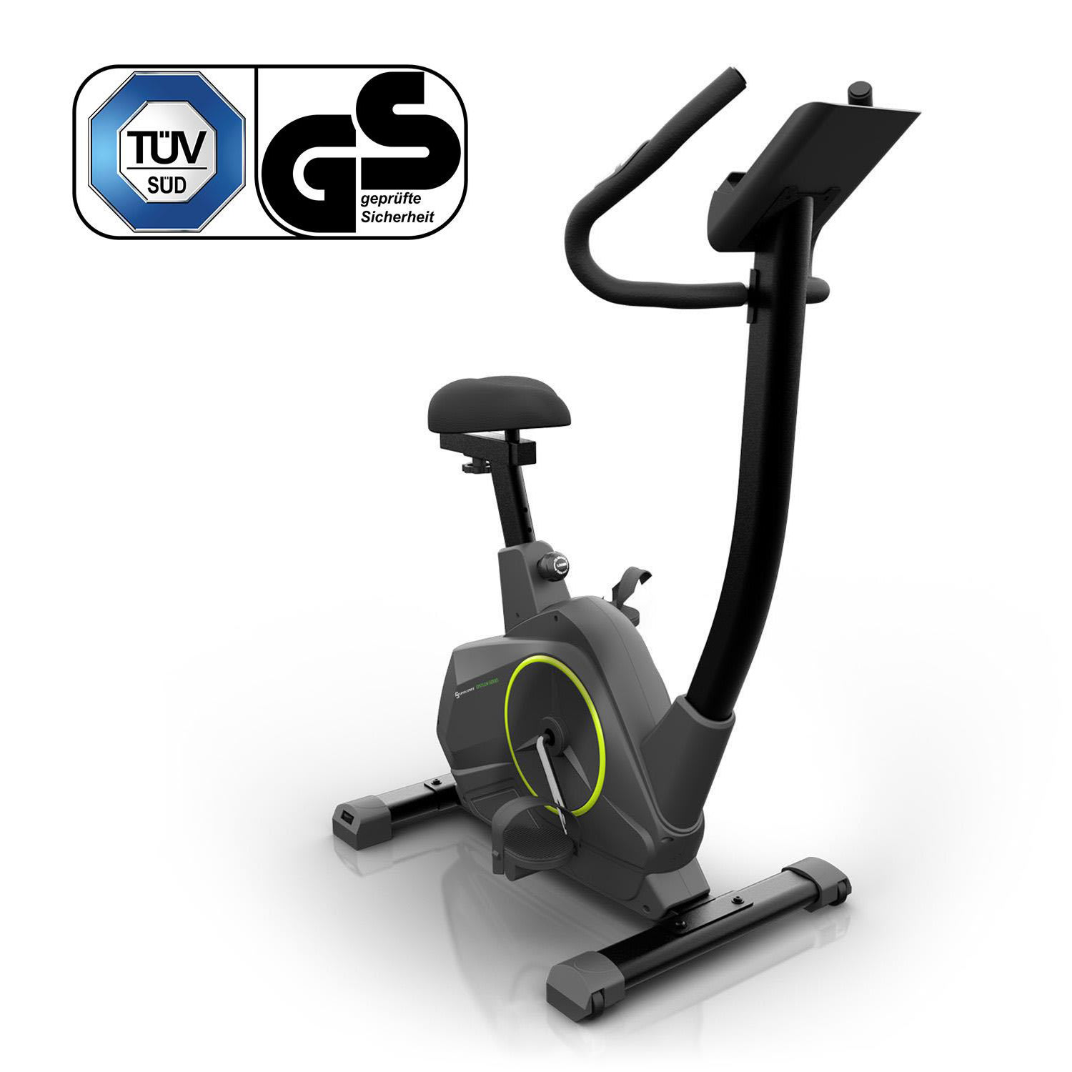Evo Air Heimtrainer, 12 kg Schwungmasse, Riemenantrieb, schwarz
