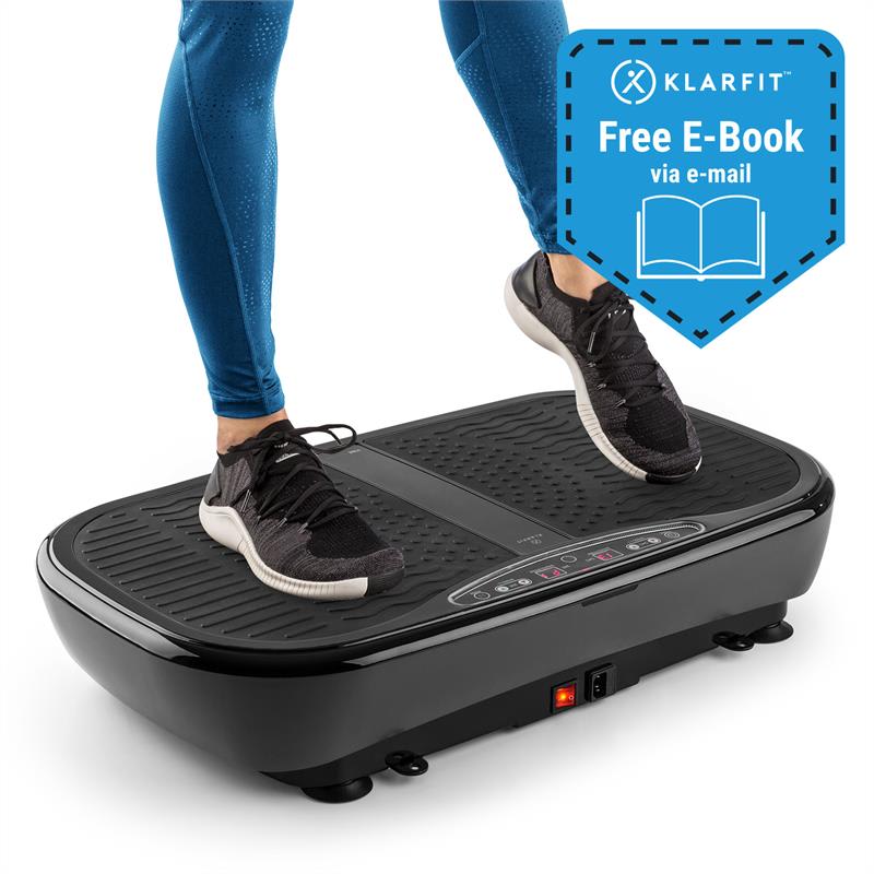KLARFIT Vibe 3DX Pro, placă cu vibrații, 2 x 200 W, mod de control, 3D, negru