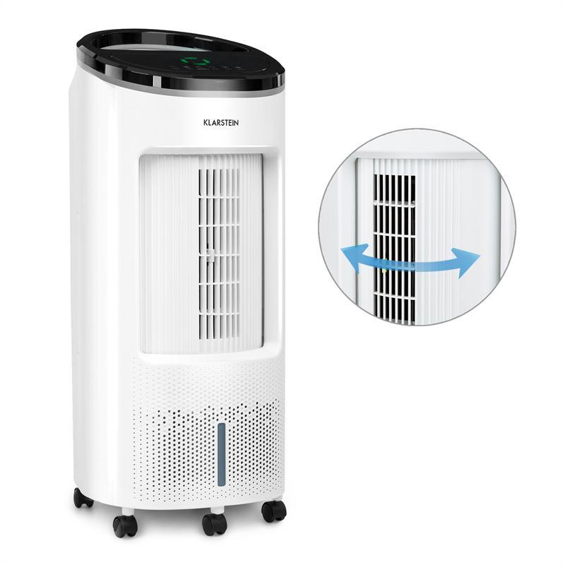 IceWind Plus 4-in-1 Luftkühler Ventilator Luftbefeuchter Luftreiniger 330 m³/h | 49 Watt | 7 Liter | 4 Geschwindigkeiten | 3 Modi | Oszillation |