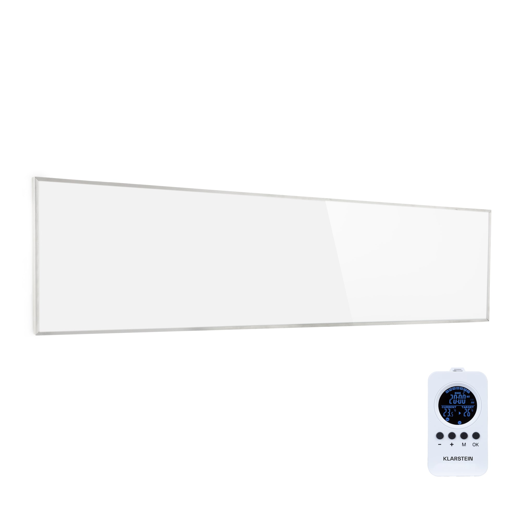 Levně Wonderwall Air 36, infračervený ohřívač, nástěnný, 120 x 30 cm, 360 W, dálkový ovladač, bílý