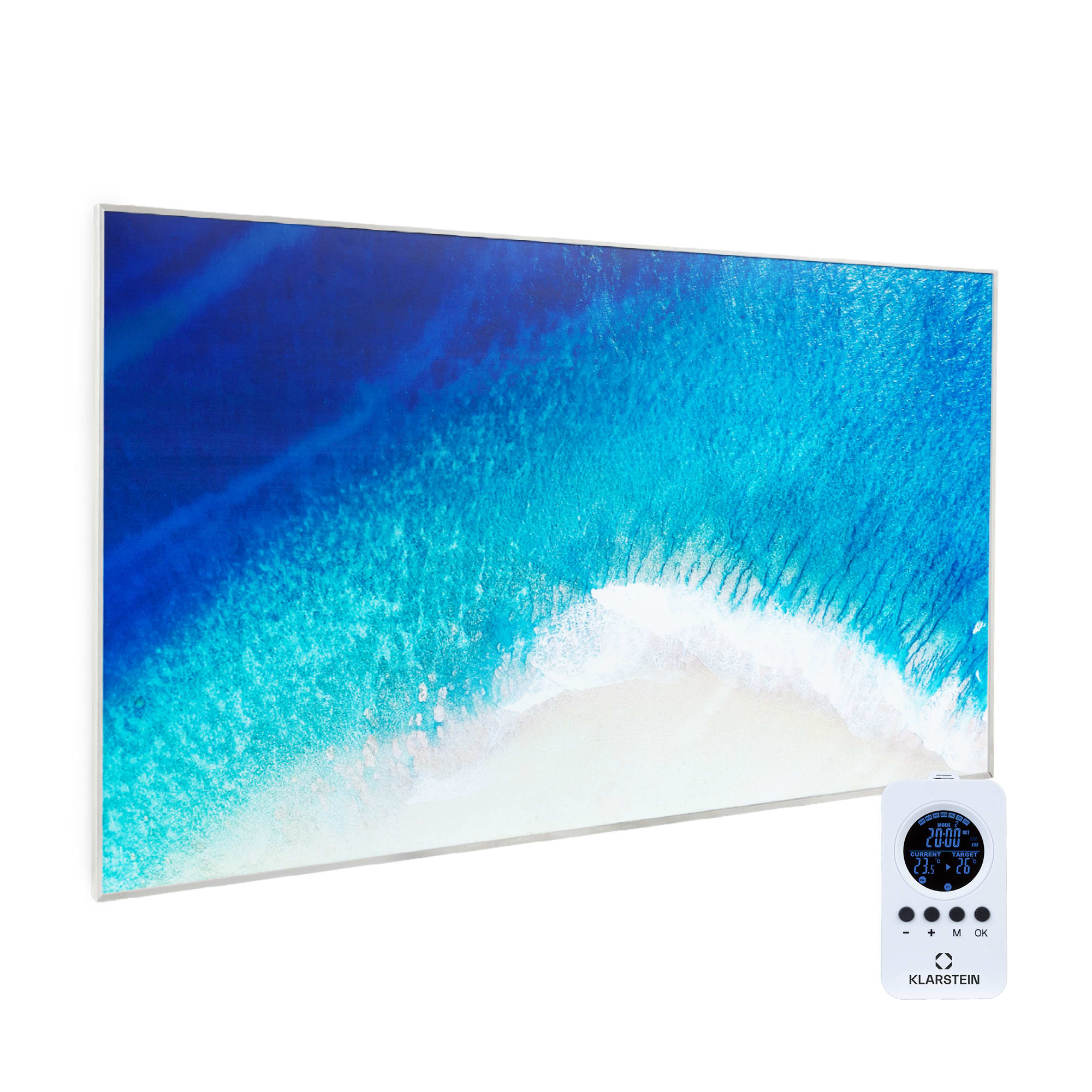 Levně Wonderwall Air Art Strand, infračervený ohřívač, 101 x 60 cm, 600 W, nástěnný, dálkové ovládání