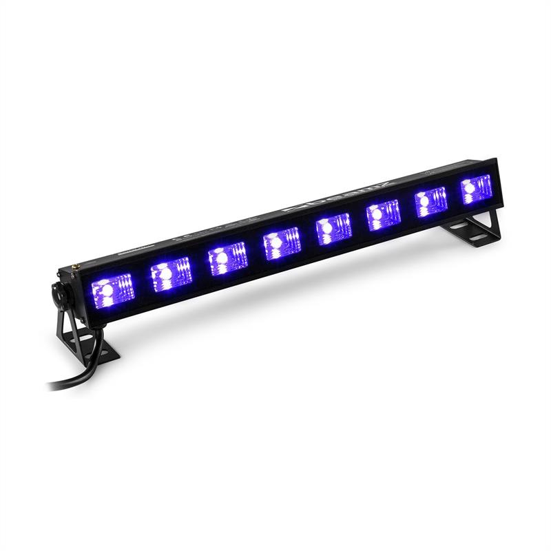 BUVW83 LED BAR 8x 3W UV/WW 2in1 30W Plug & Play geräuschlos