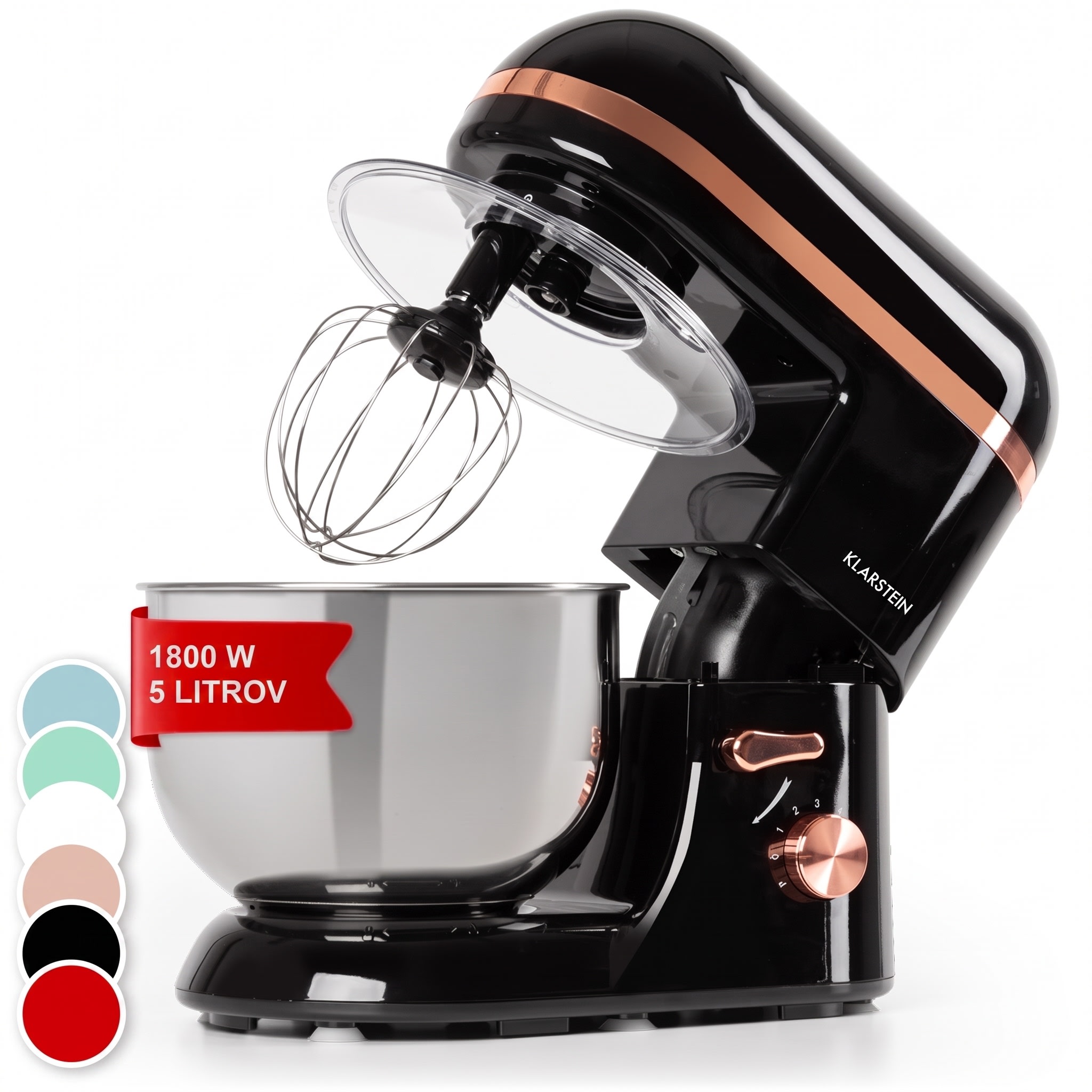 Fotografia produktu: Klarstein Bella Elegance, kuchynský robot, 1800 W, 1,7 PS, 6 stupňov, 5 l