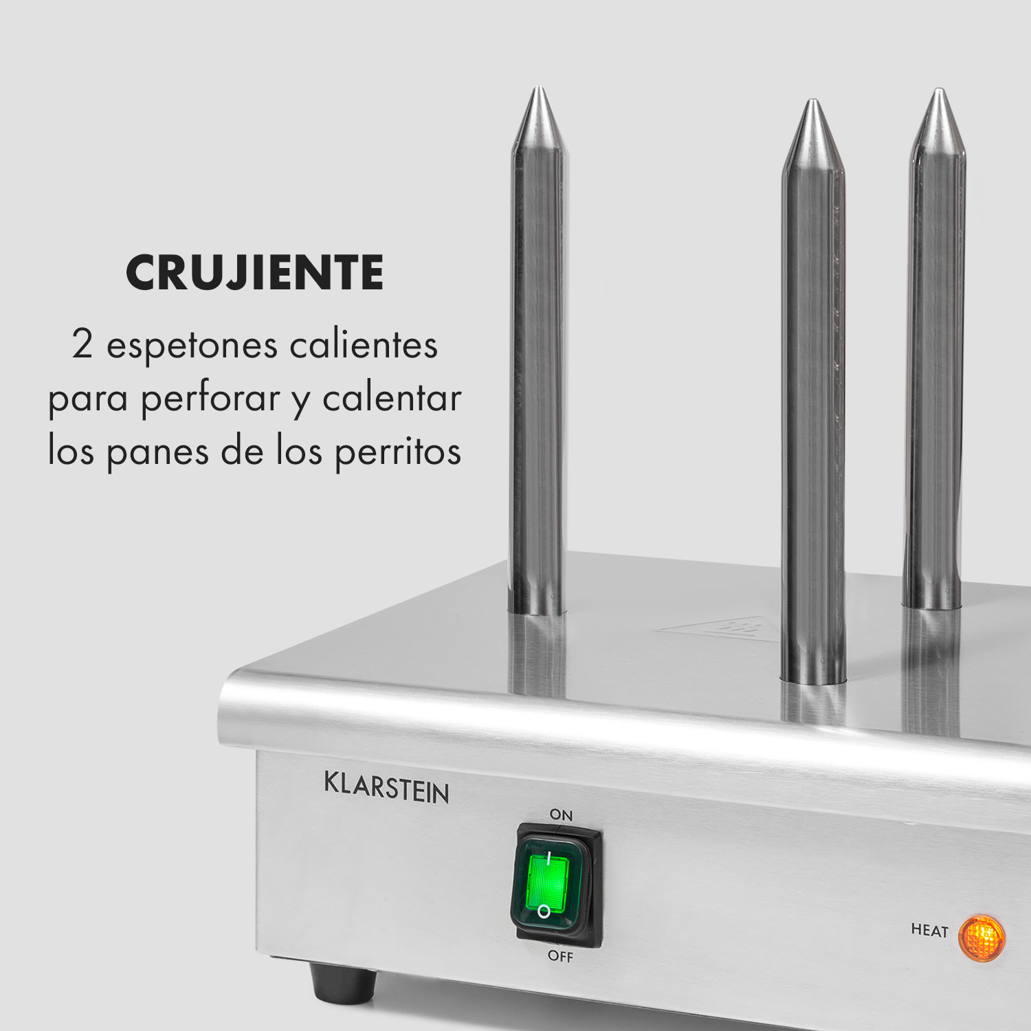 Klarstein Wurstfabrik Pro 600 Máquina de Hot Dogs de 600W 5L 30-100C Vidrio Acero inoxidable