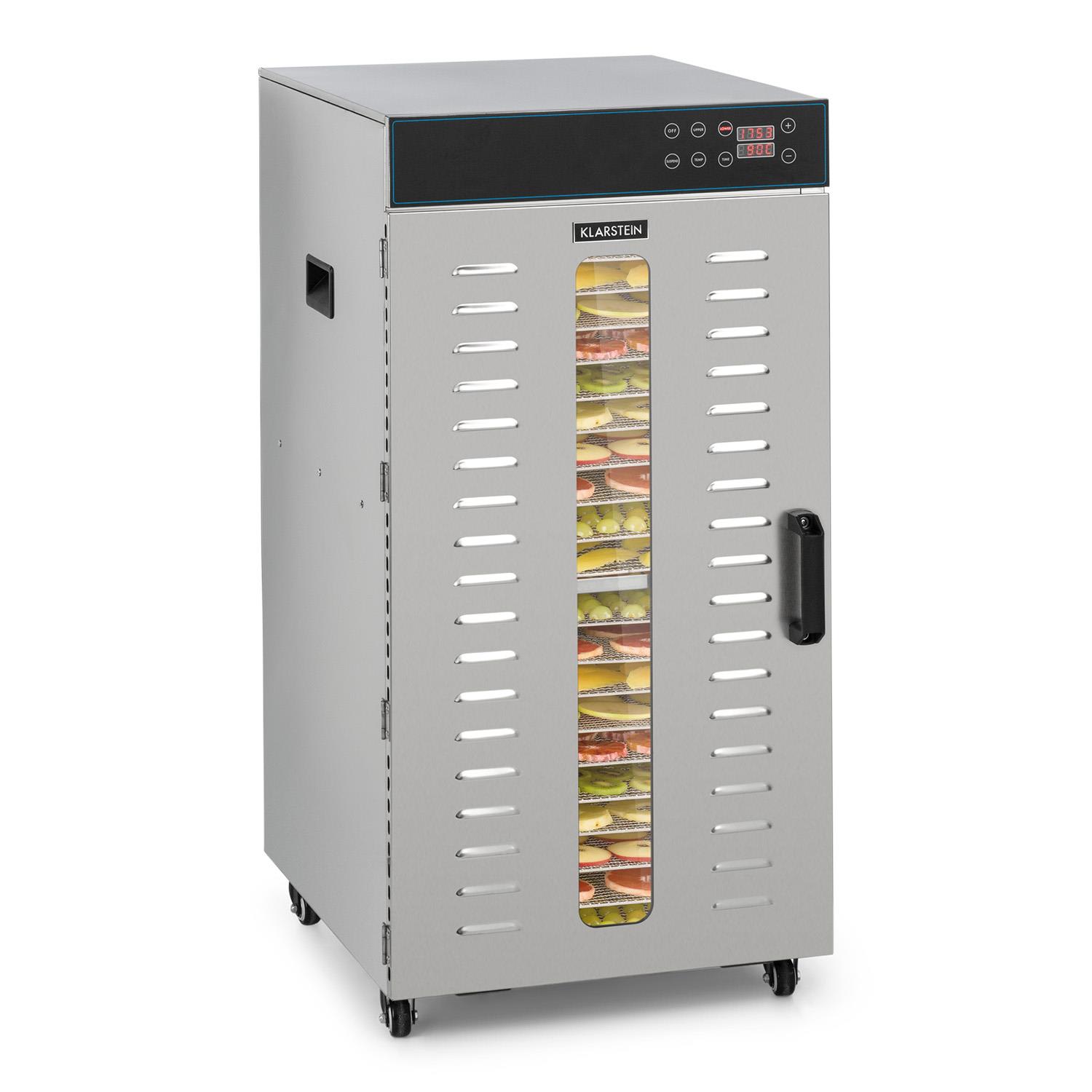 Master Jerky 300 Dörrautomat 2000W 40-90 °C 24h-Timer Edelstahl silber