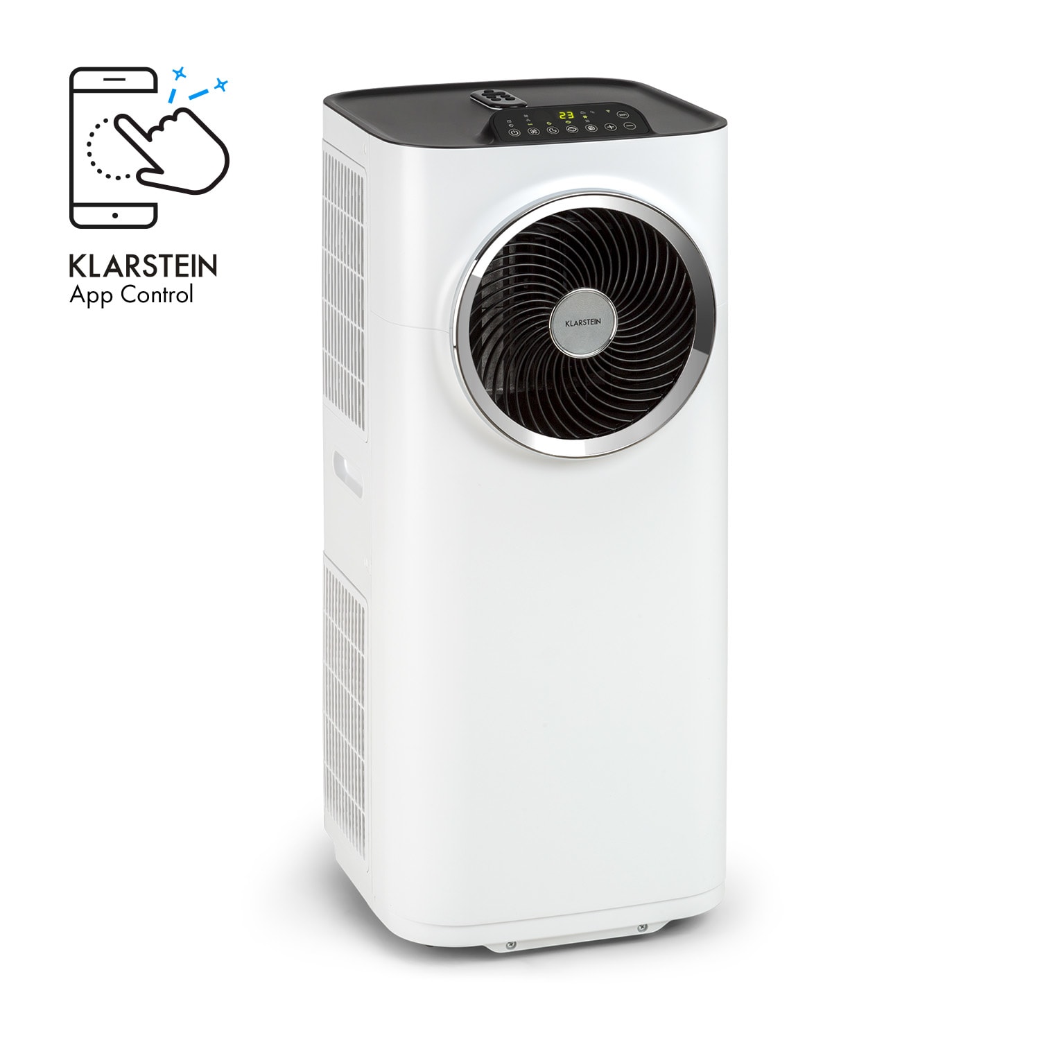 Kraftwerk Smart 12K mobile Klimaanlage 12.000 BTU/3,5 kW App-Steuerung Fernbedienung weiß