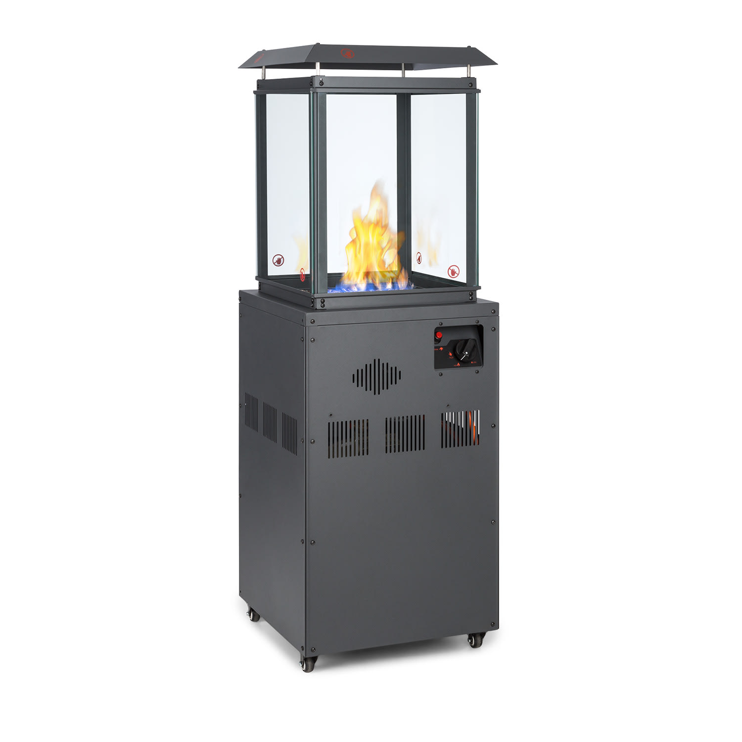 Blumfeldt Flagranti Estufa de gas 8kW Bombona de gas de hasta 11 kg Acero inoxidable
