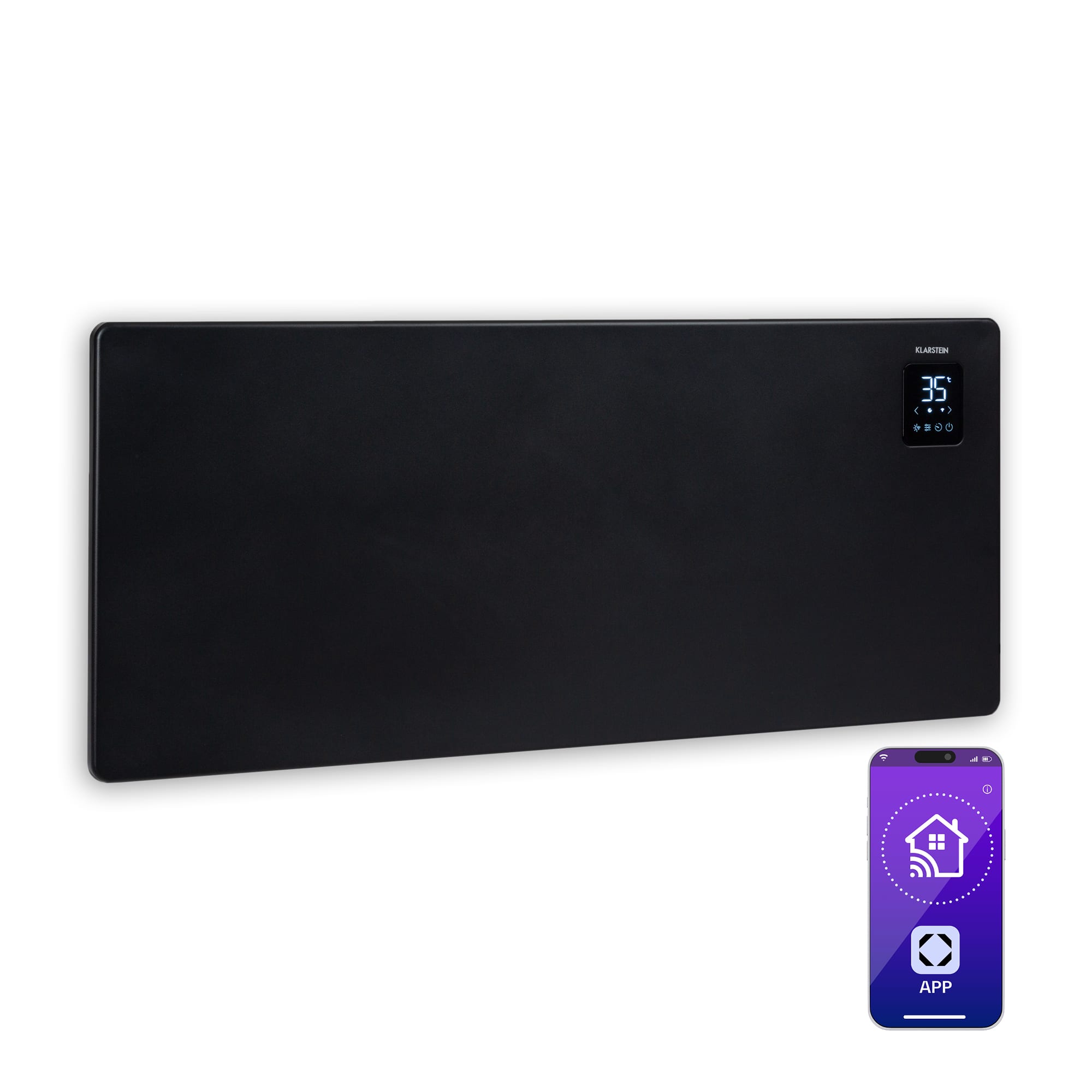 Klarstein Bansin Smart 2500, конвектор, 2500 W, управление през апликация