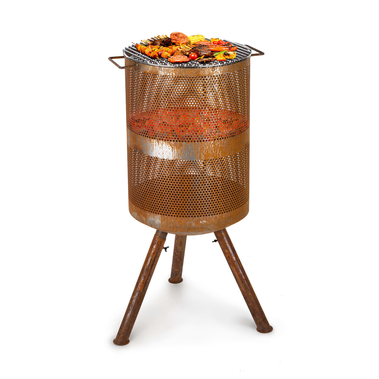 Flame Goblet Feuerschale und Grill Ø44cm Stahl