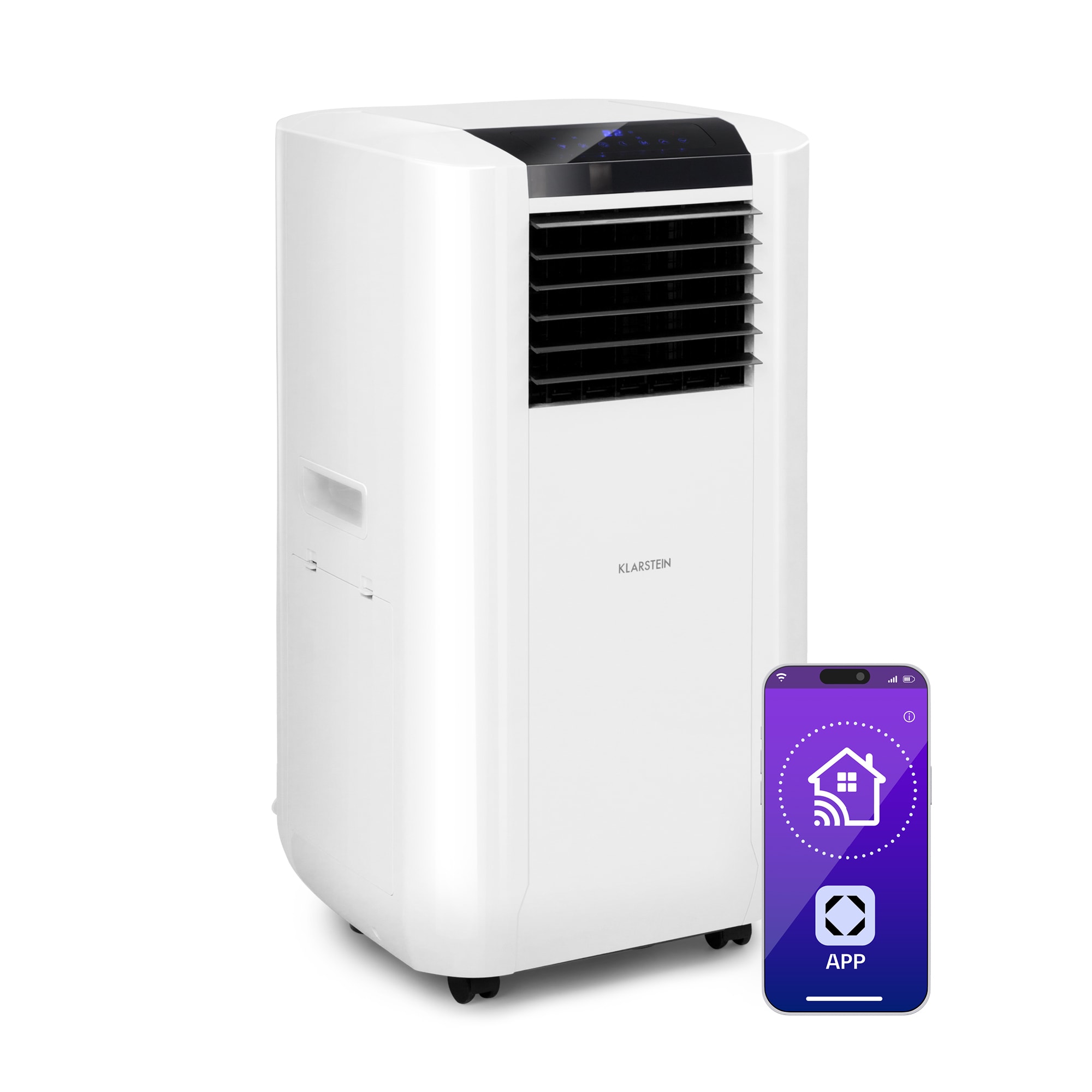Klarstein Max Breeze Smart, mobilní klimatizace, 15000 BTU/h (4,4 kW), energetická třída A