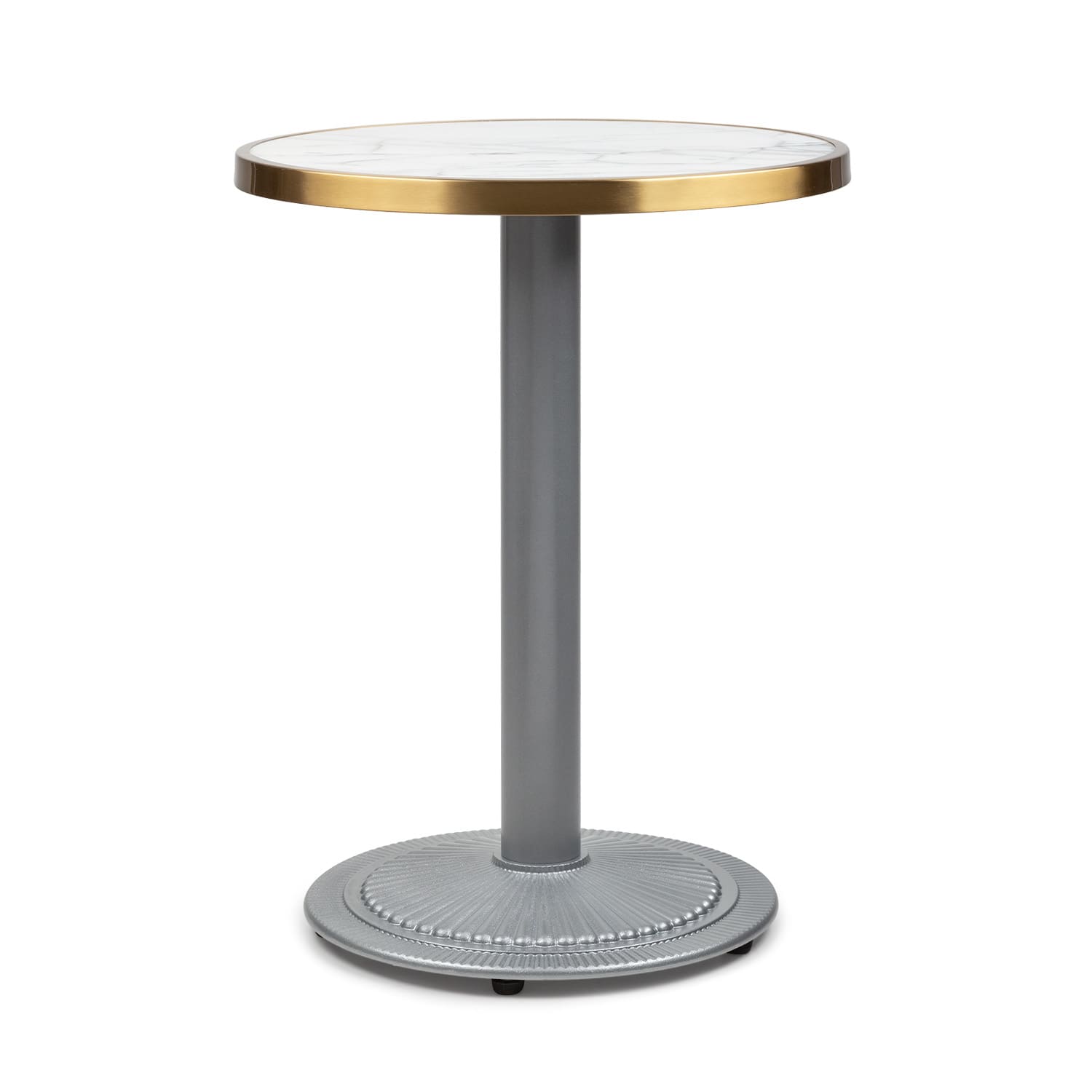 Blumfeldt Patras Jewel - Tavolo di marmo, art nouveau, Ø: 57,5 cm, altezza: 75 cm, ghisa, base d'appoggio