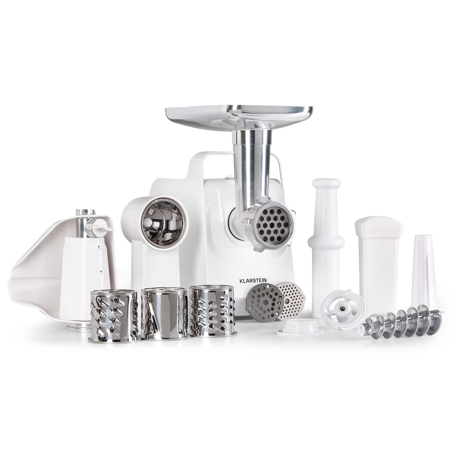 Klarstein Mighty Mince 500 mașină electrică de tocat carne 1361 W 3  discuri perforate din oțel