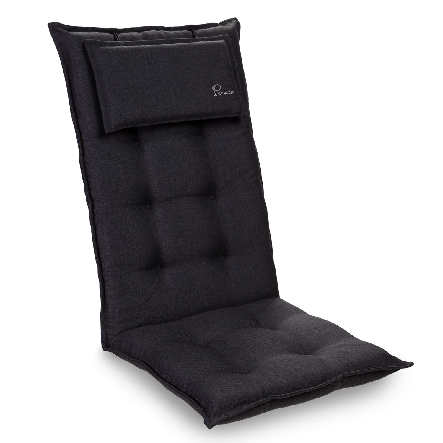 Blumfeldt Sylt Cojín acolchado Cojín de exterior para sillas con respaldo alto Almohada Poliéster 50x120x9cm