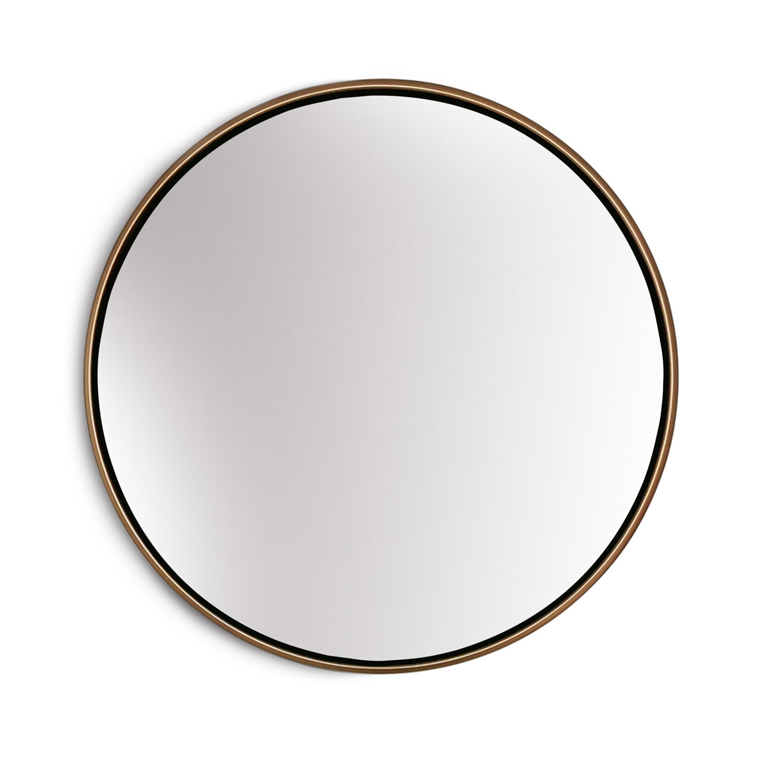 Casa Chic Fournier Wandspiegel Metallrahmen rund 58,8 x 58,8 cm