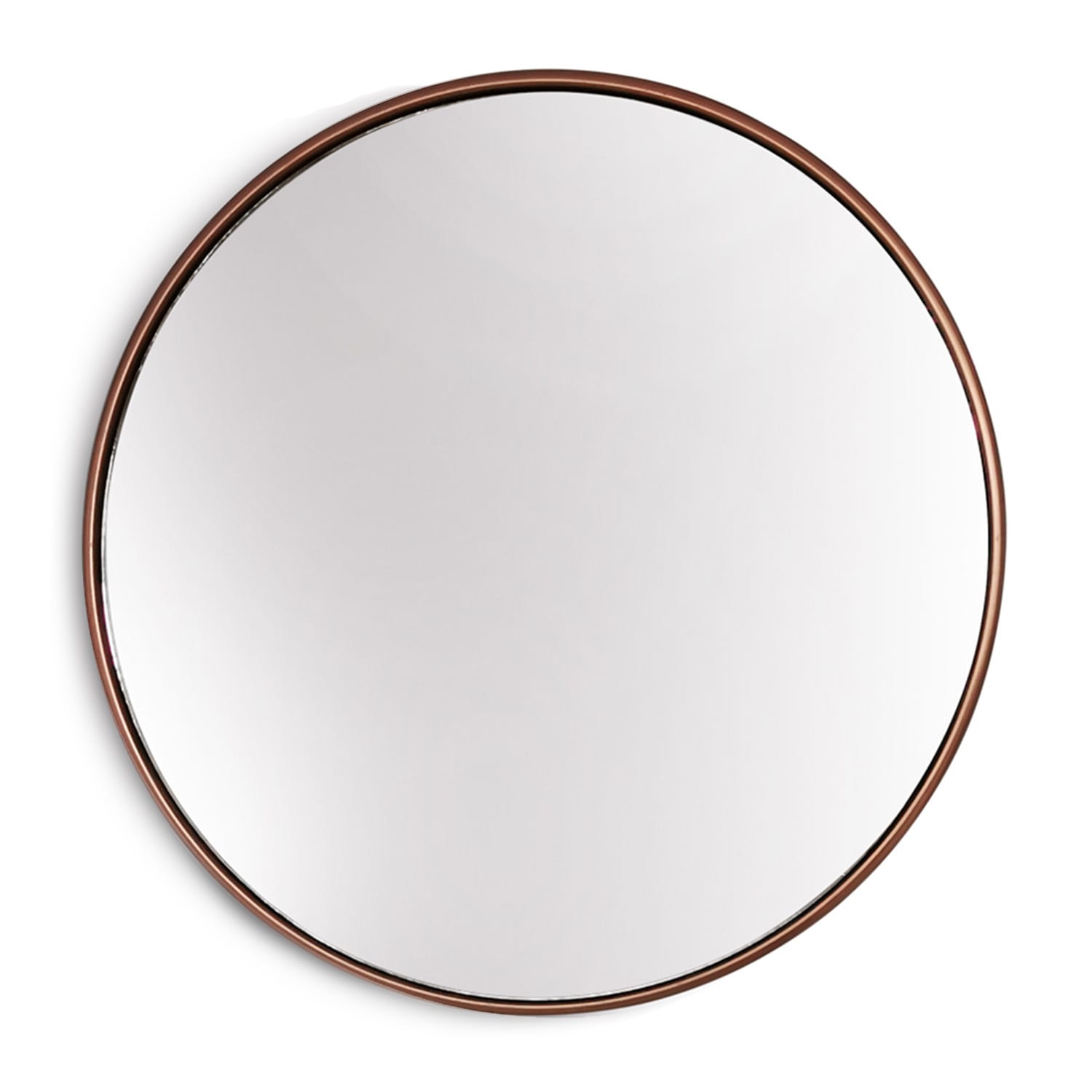 Casa Chic Espejo de pared Fournier Marco metálico Redondo Ø 80 cm