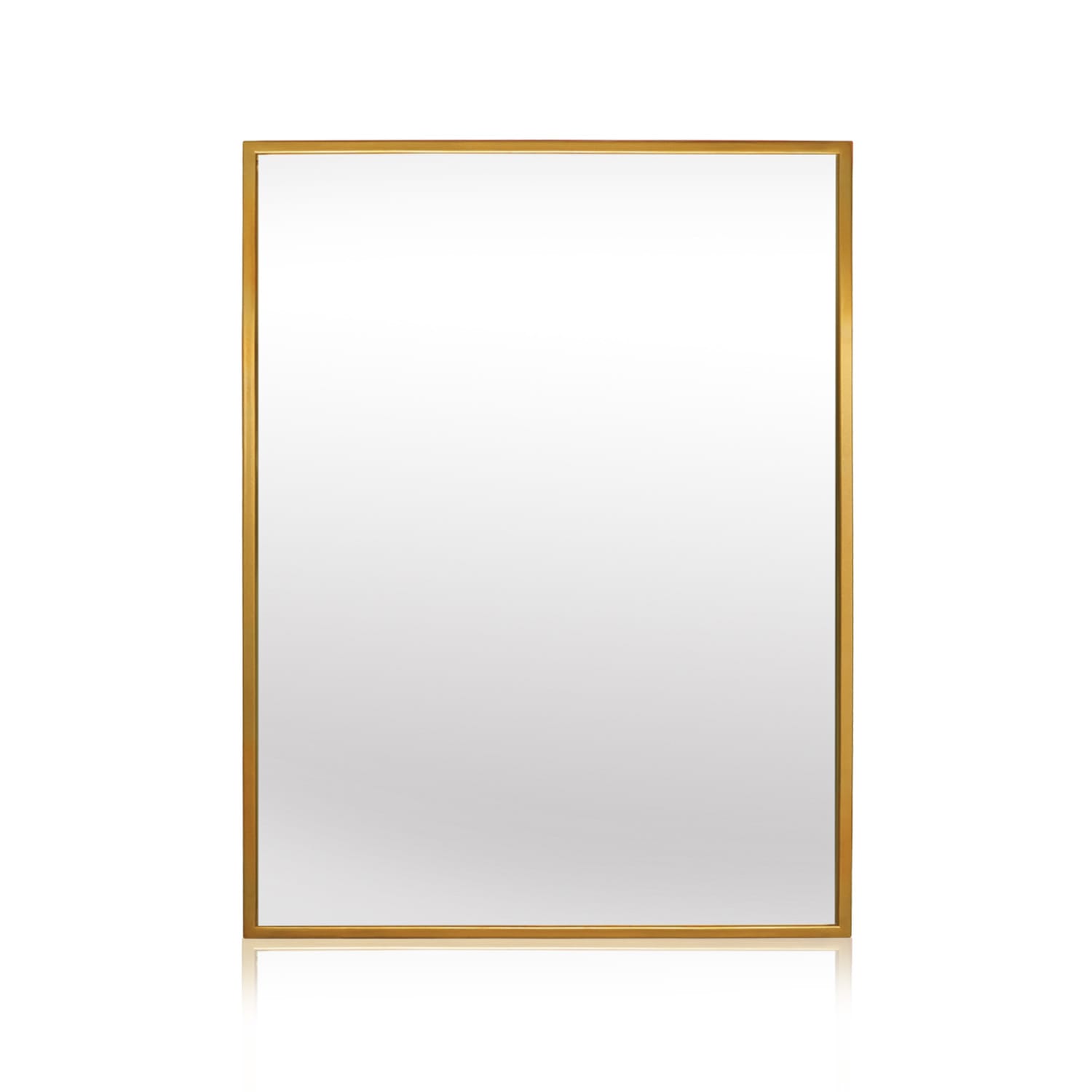 Casa Chic Espejo de pared Croxley Marco metálico Rectangular 70 x 50 cm