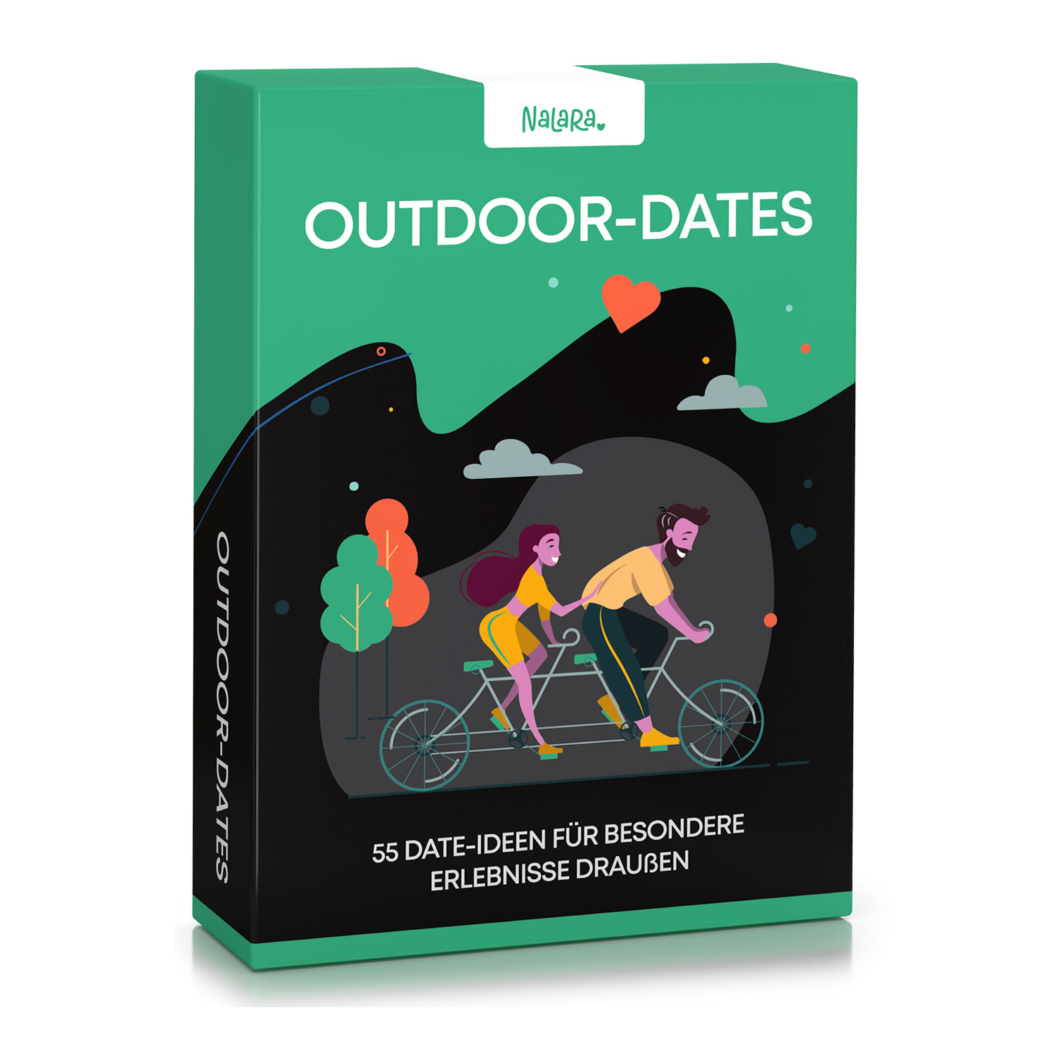 Spielehelden Oudoor Dates karetní hra pro páry 55 nápadů milostné rande svatební dar