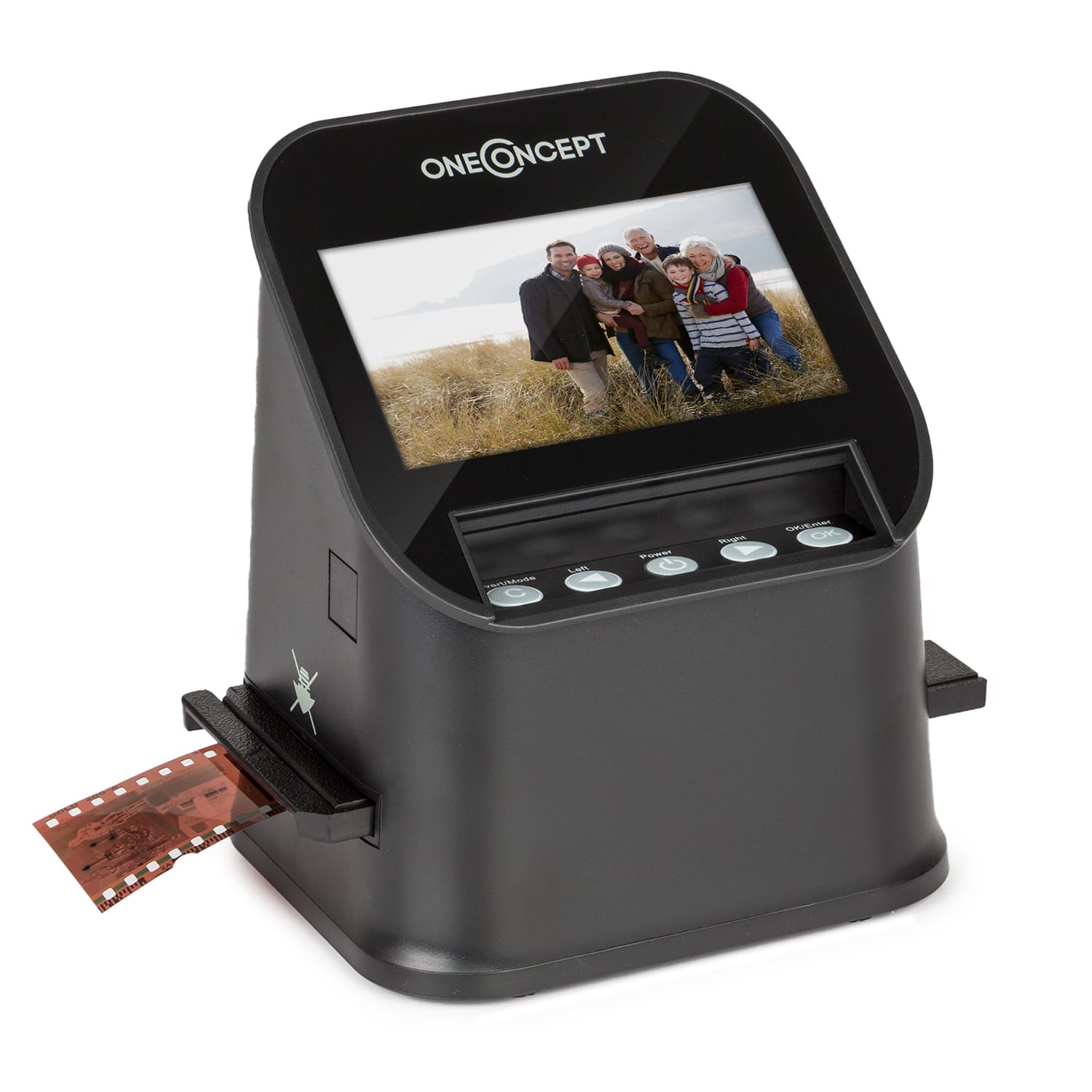 OneConcept ION Pics 3, Dia-Film-Foto skener, 14 MP snímač, 4,3" LC displej, 128 MB pamäť