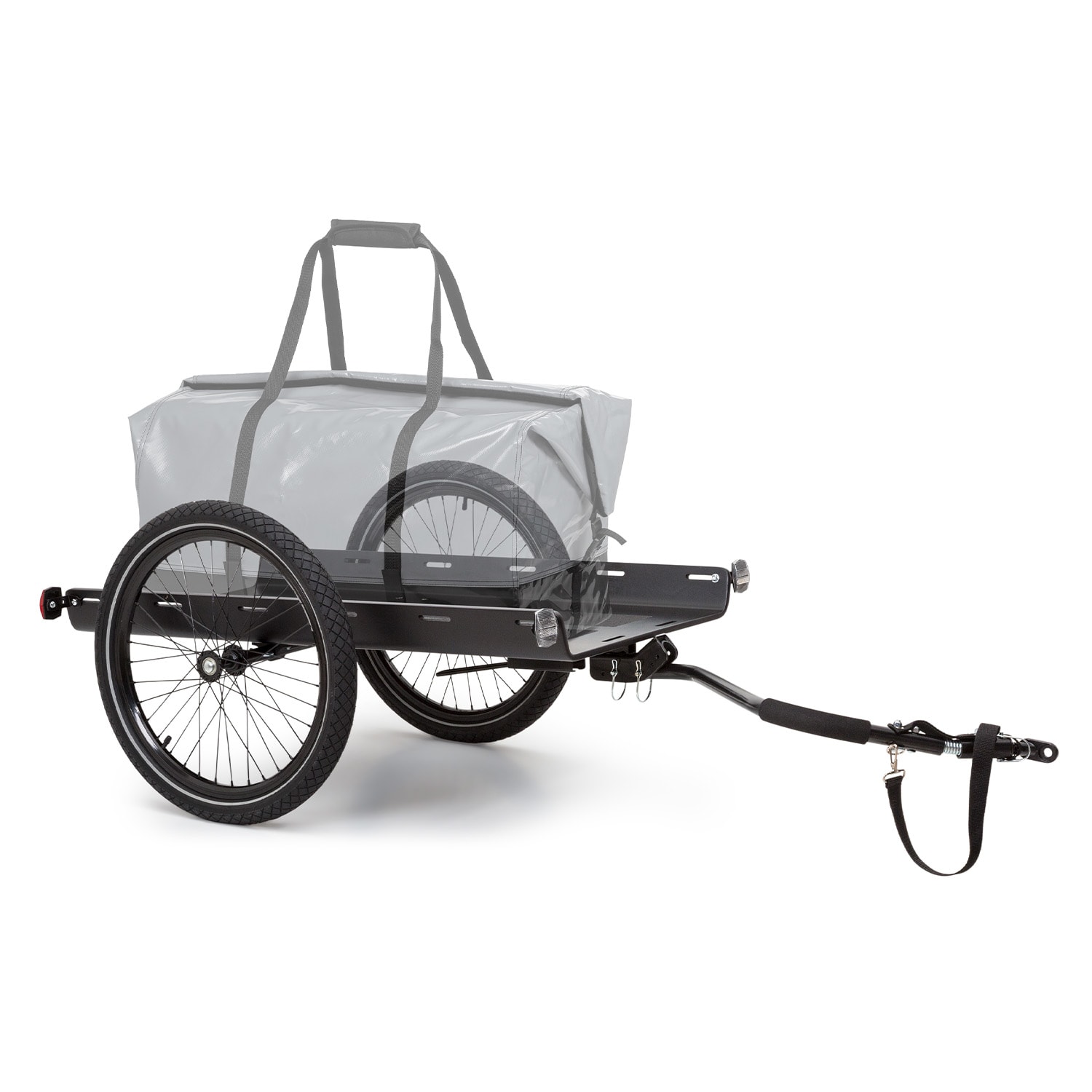 KLARFIT Companion Travel L Lastenanhänger 40kg Fahrradanhänger Handwagen 16 BCT1-CompanionT-Grey