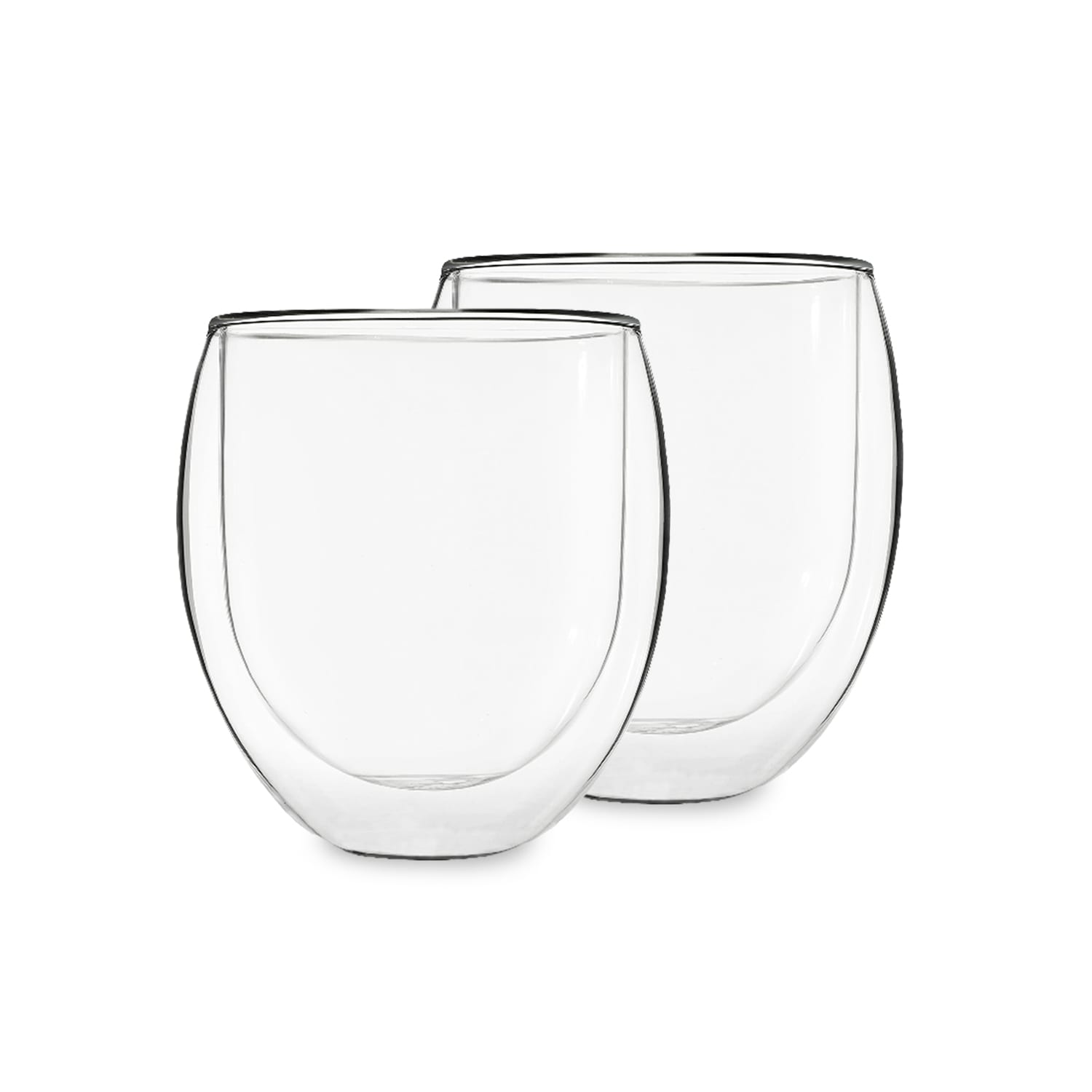 Levně Feelino Ice set 2, sklenice na čaj, sada 2 kusů, 320 ml, vysoce kvalitní borosilikátové sklo, vhodné do myčky nádobí