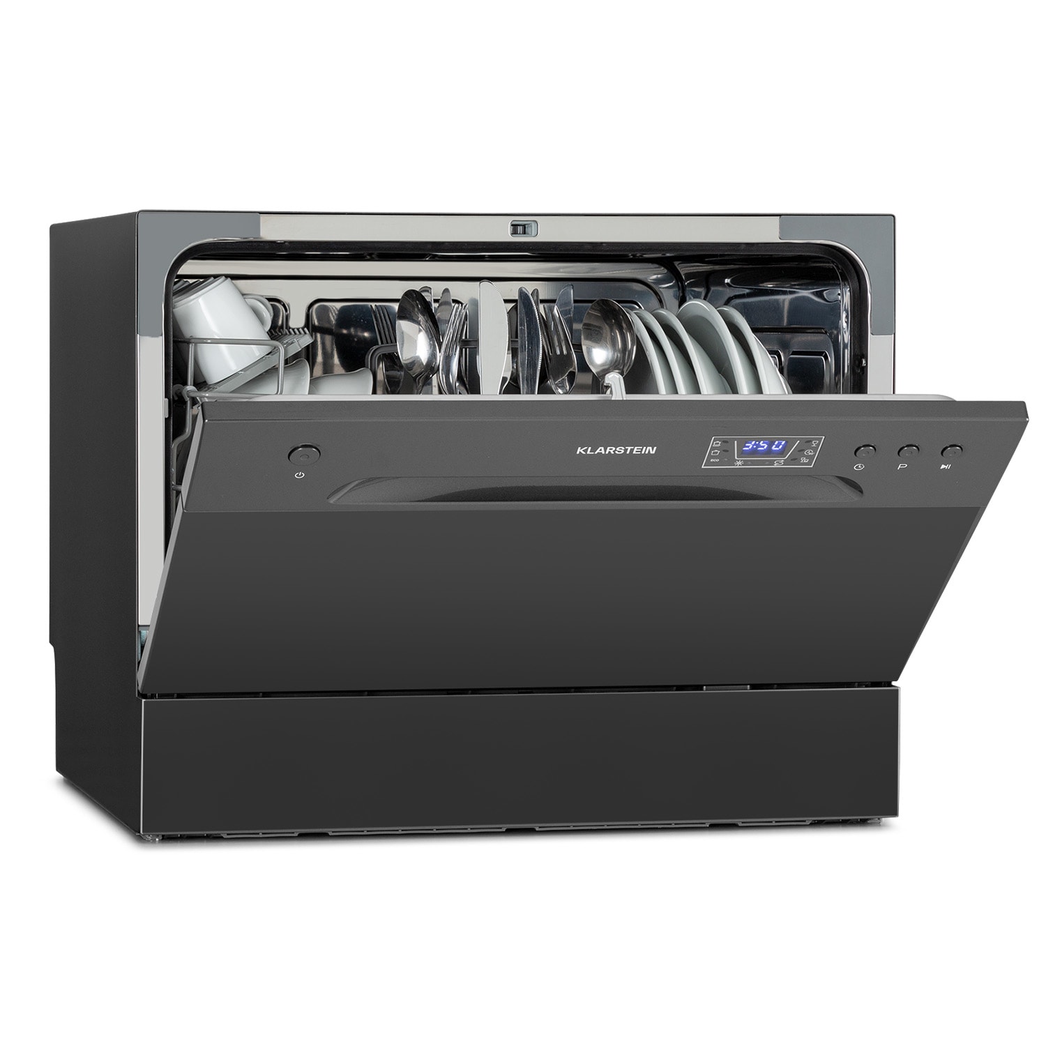Klarstein Amazonia 6 lavastoviglie, 1380W, 6 coperti, pannello con pulsanti