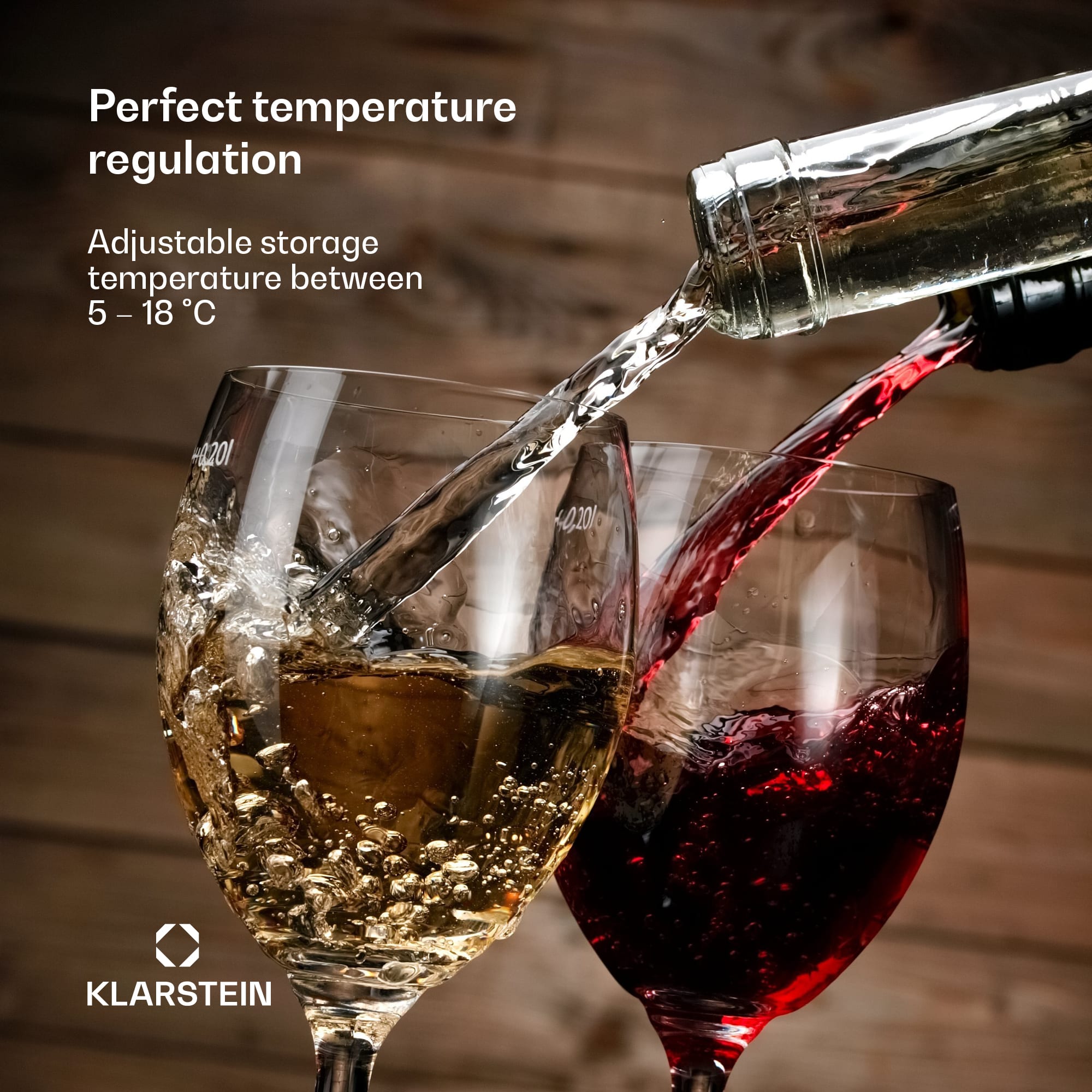 Klarstein Shiraz Premium Smart 12 Slim wine fridge