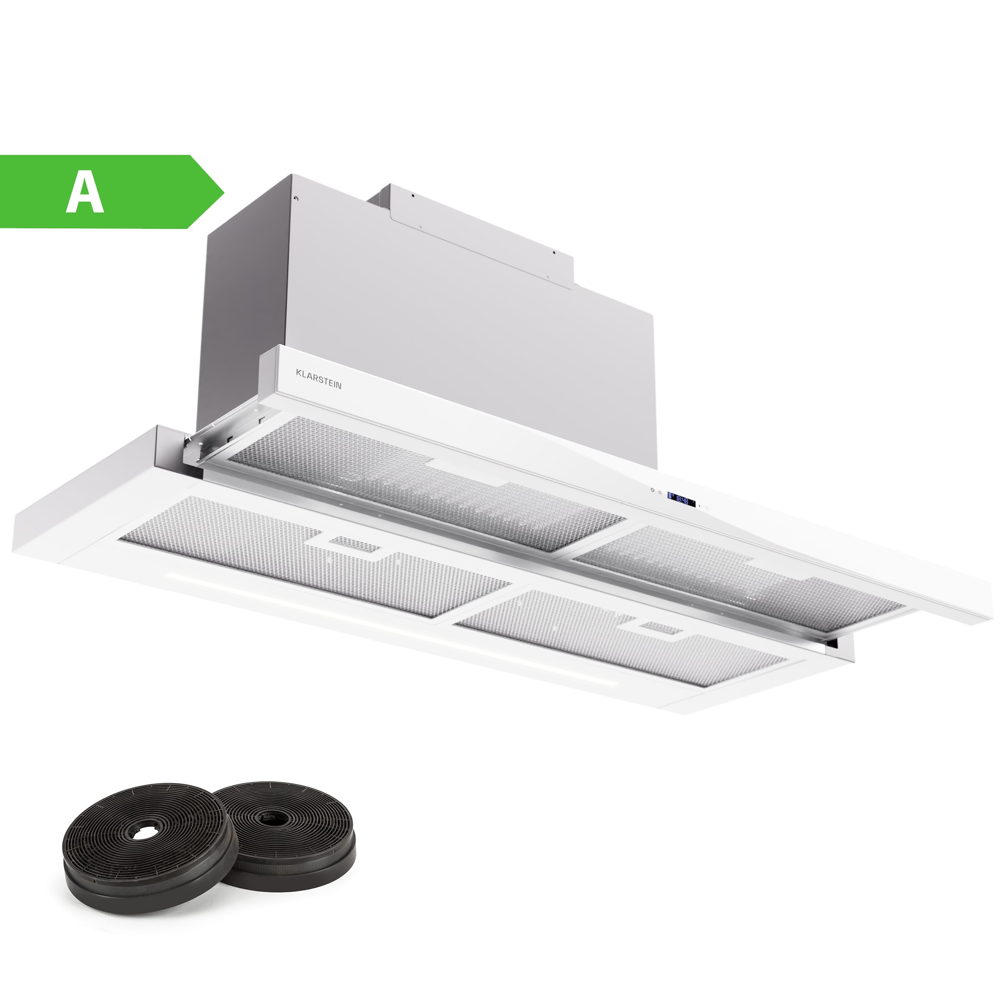 Klarstein Mariana 90 Neo hotă plată 90 cm 640 m³/h extracție LED