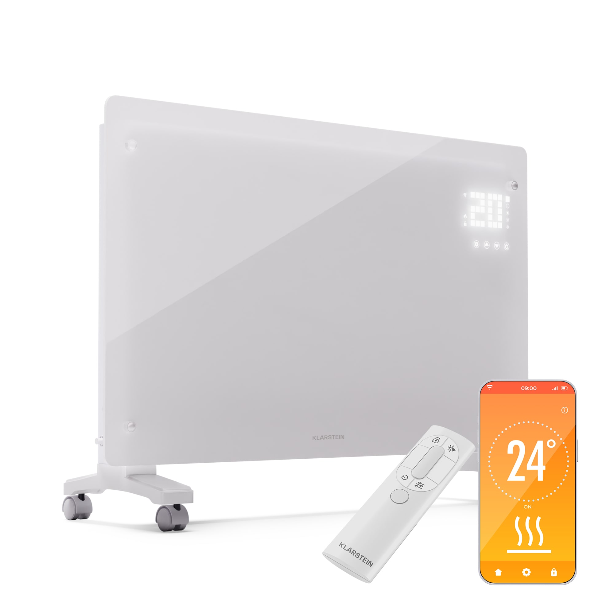 Klarstein Bornholm Smart 2500 încălzitor 2500W WiFi LED IP24