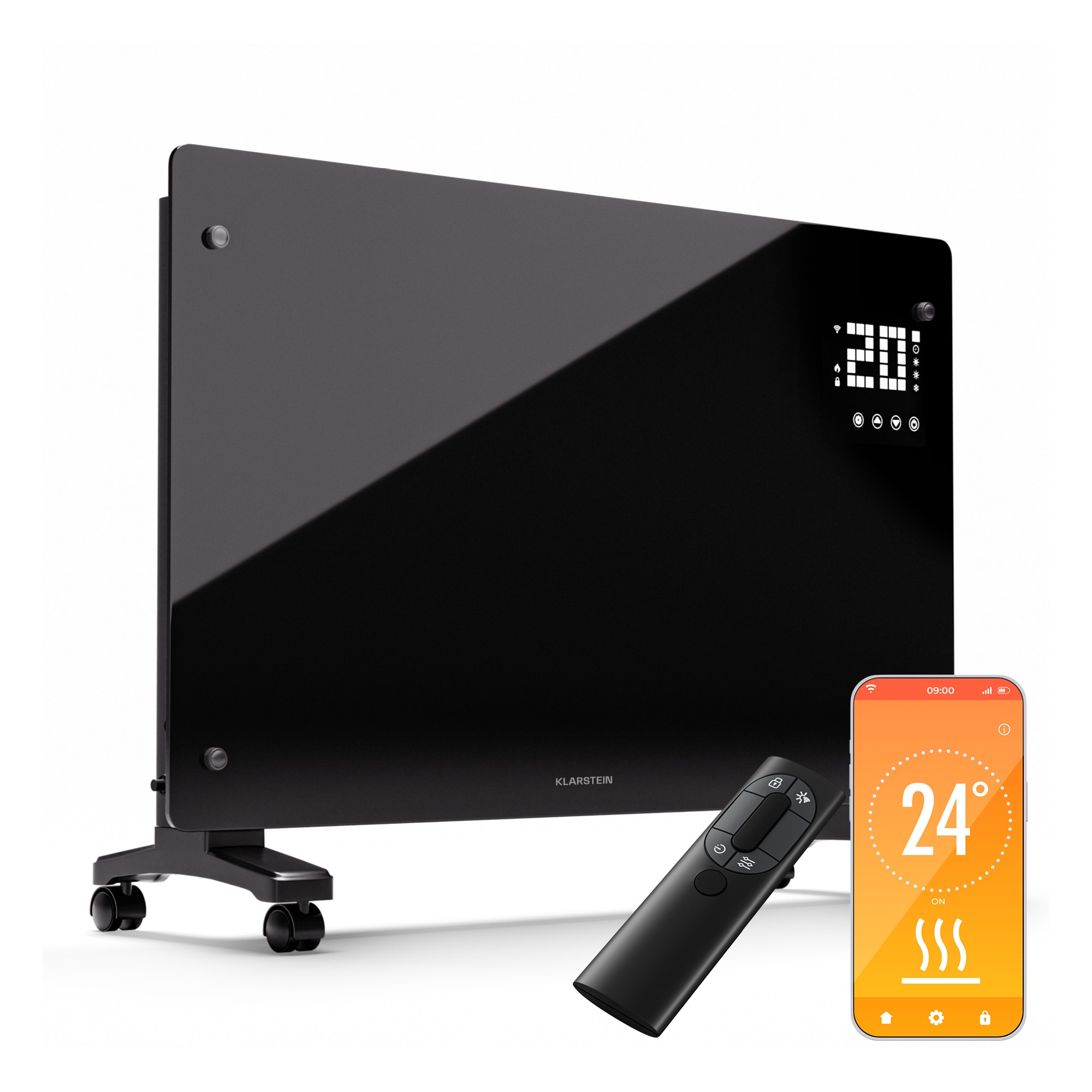 Klarstein Bornholm Smart 2500 încălzitor 2500W WiFi LED IP24