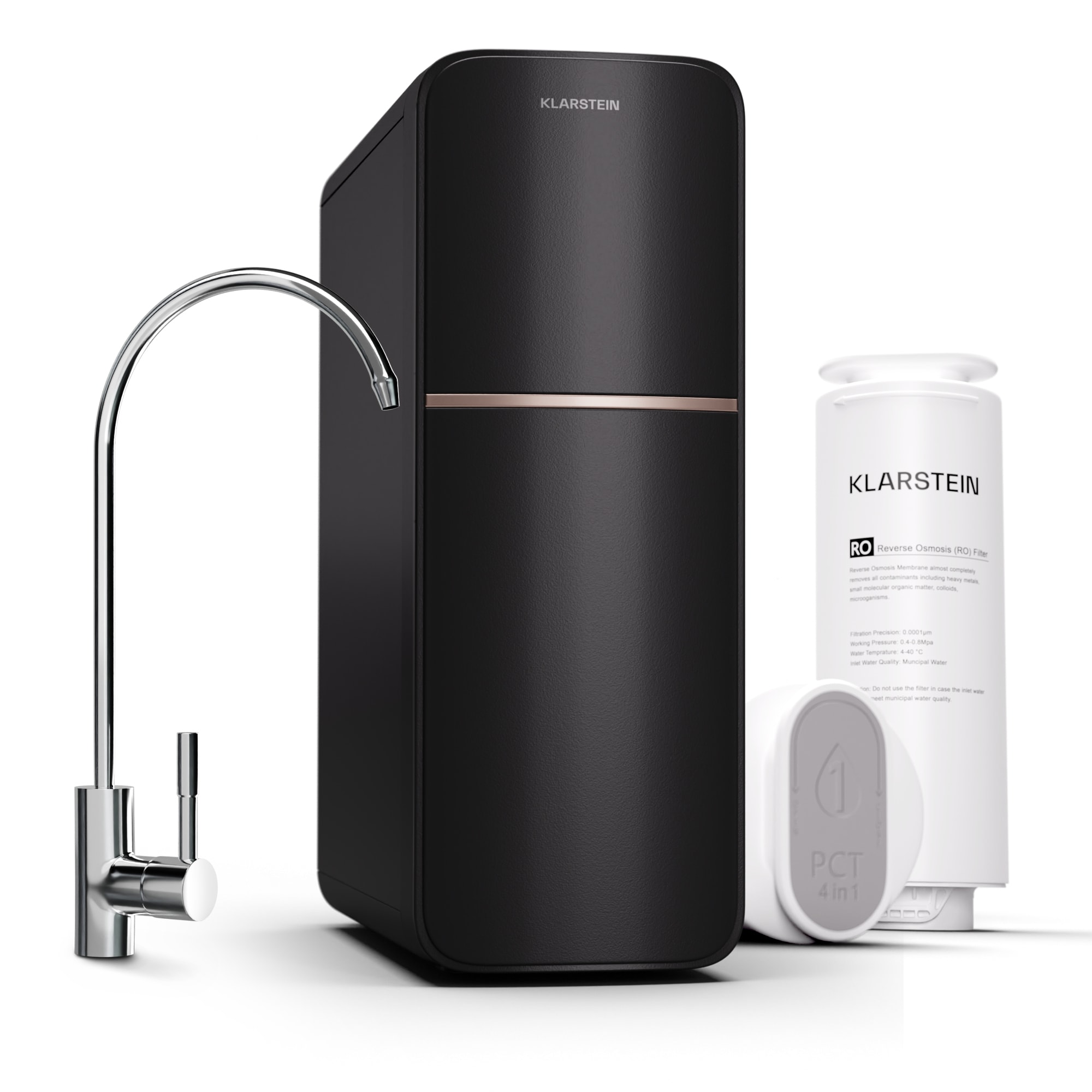 Klarstein PureLine 800, szűrőrendszer, fordított ozmózis, 800 GPD / 3000 L/d akciós termékkép 1