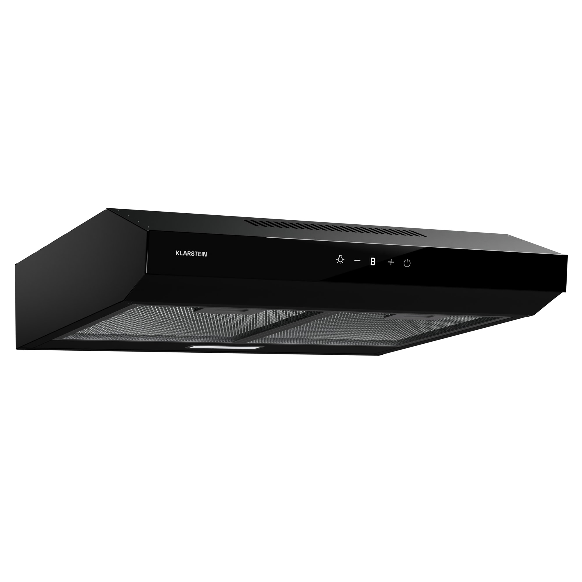 Klarstein Contempo Neo hotă sub dulap recirculare 175 m3/h SenseControl control tactil integrat o?el inoxidabil / sticlă acrilică