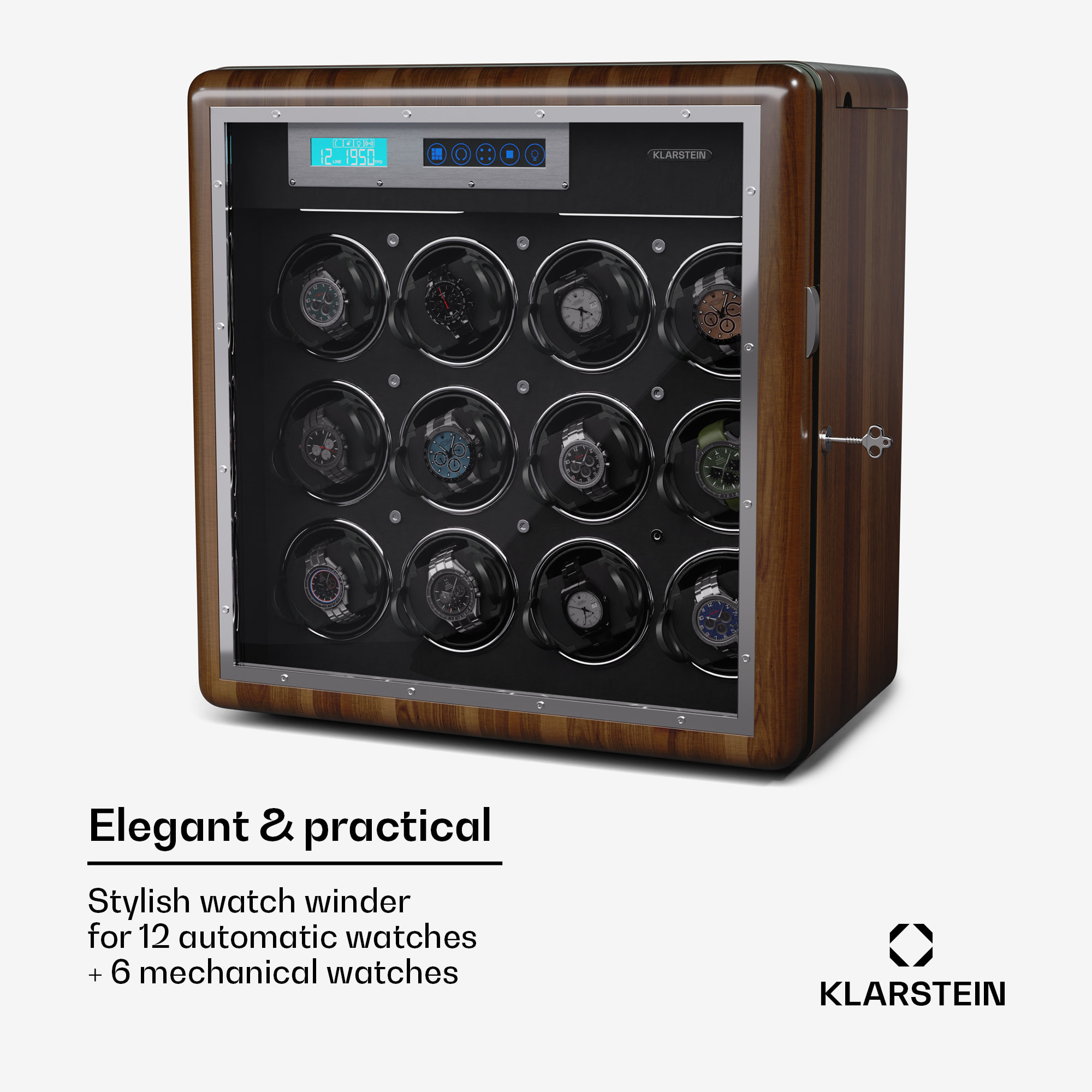 Klarstein Valmont 12+6 watch winder