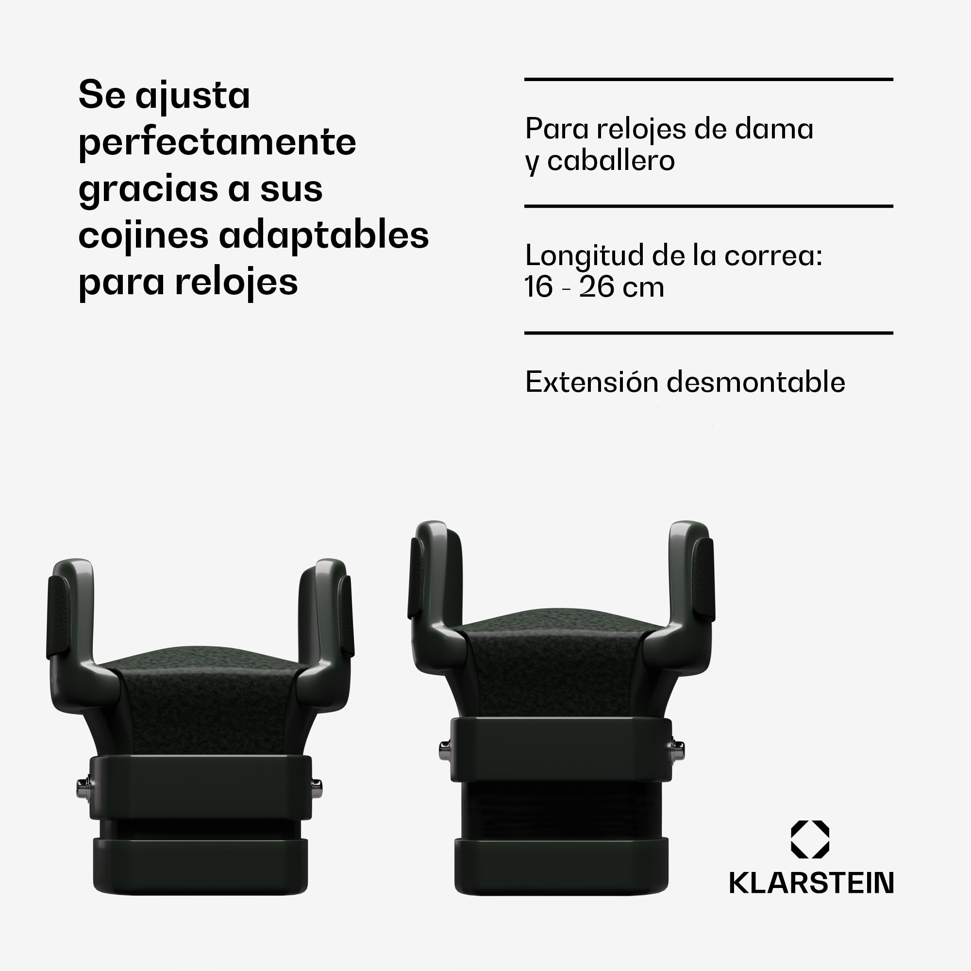 Klarstein Sarthe 6 cargador 6 relojes 5 modos de rotación Mando a distancia táctil LED