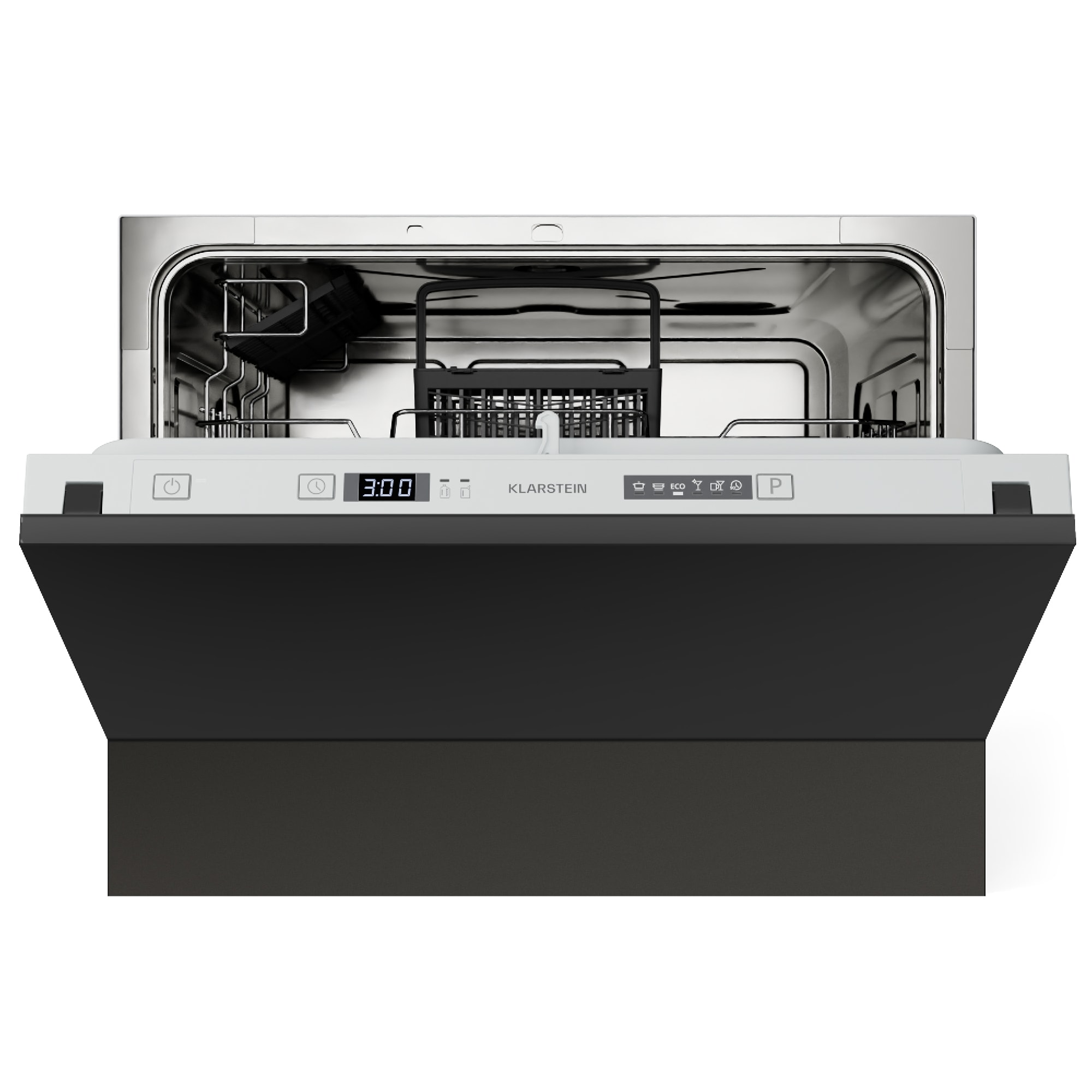 Klarstein Havasia UV 6 Secret - Lavastoviglie da incasso | Compatta | 6 coperti | Luce UV | 6 programmi