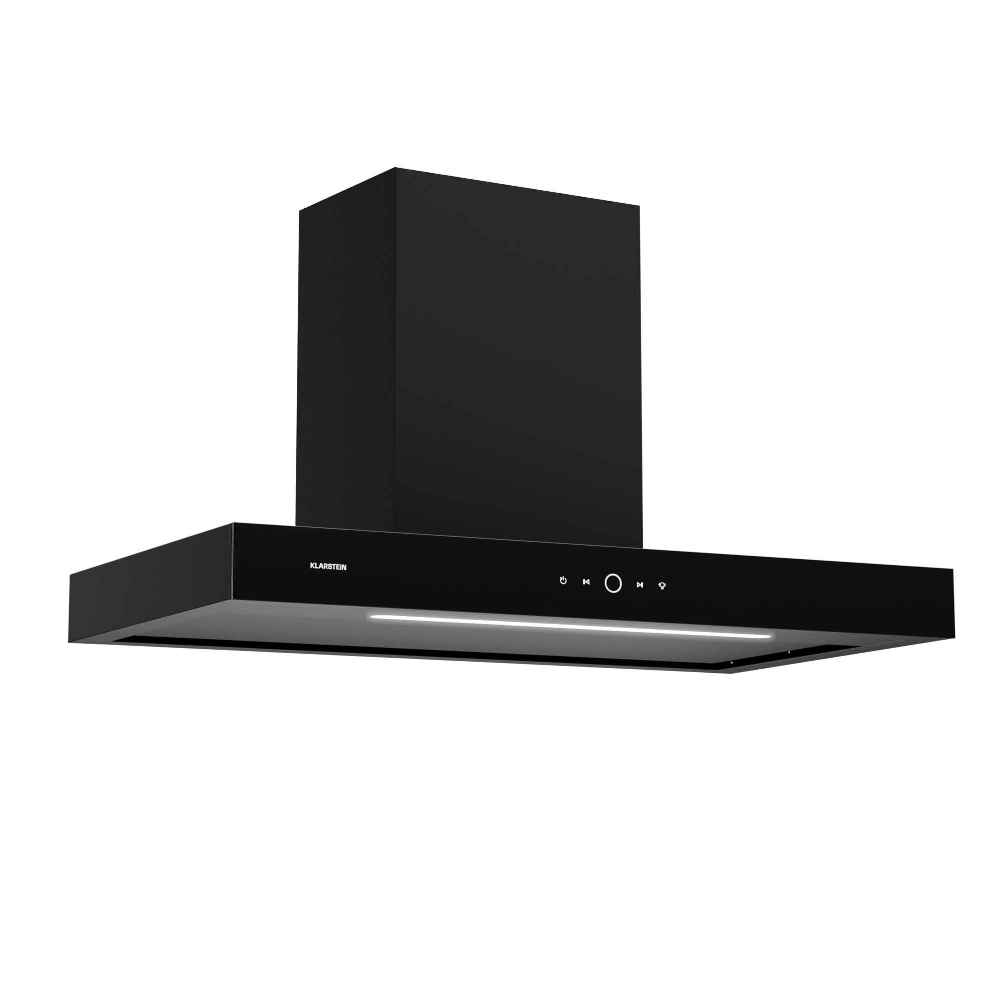 Klarstein SmartEdge Campana extractora | Wifi | Silenciosa | Potente | Led | 550 m³/h | CEE A+