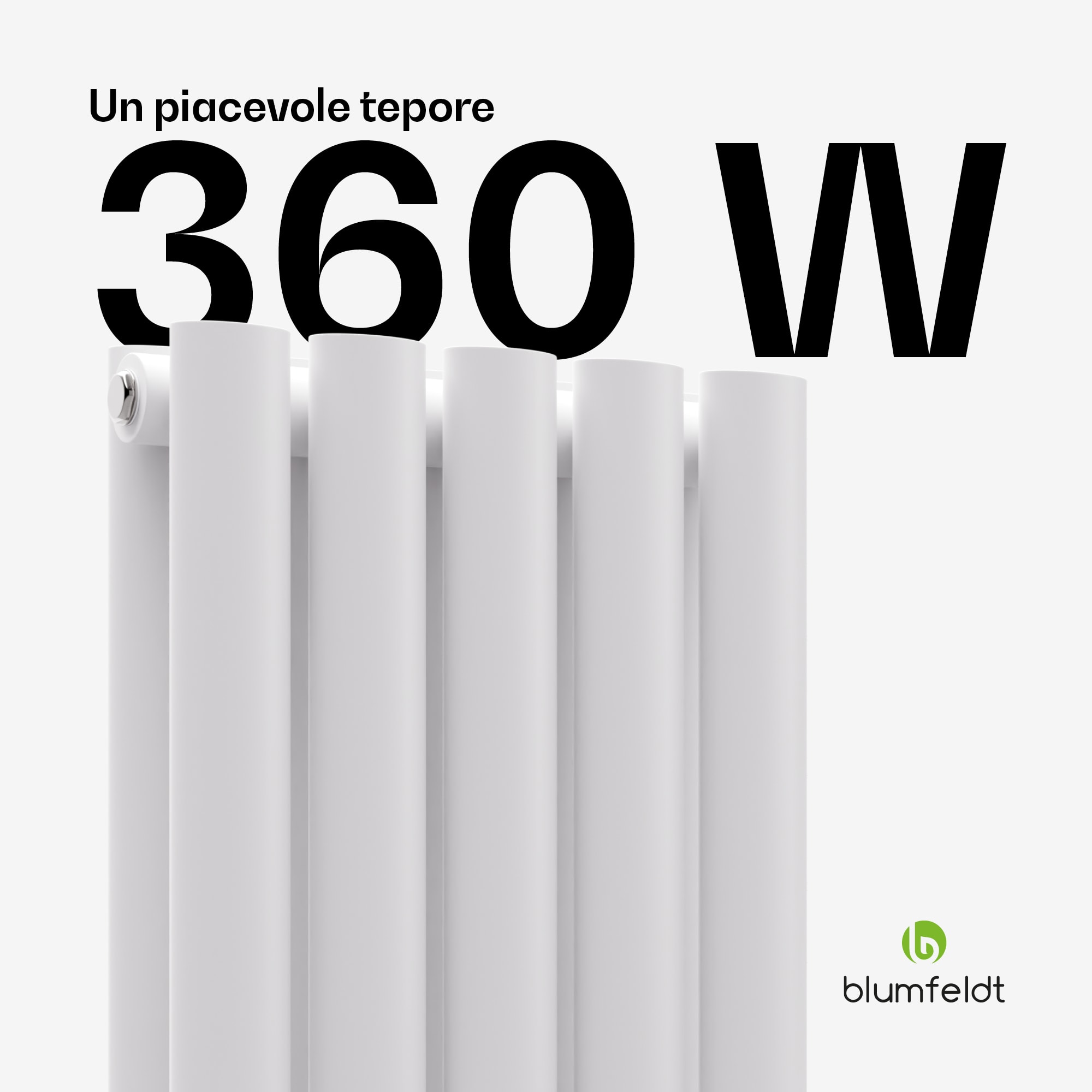 Blumfeldt Tallheo - Radiatore, 60x30, 360 W - 2