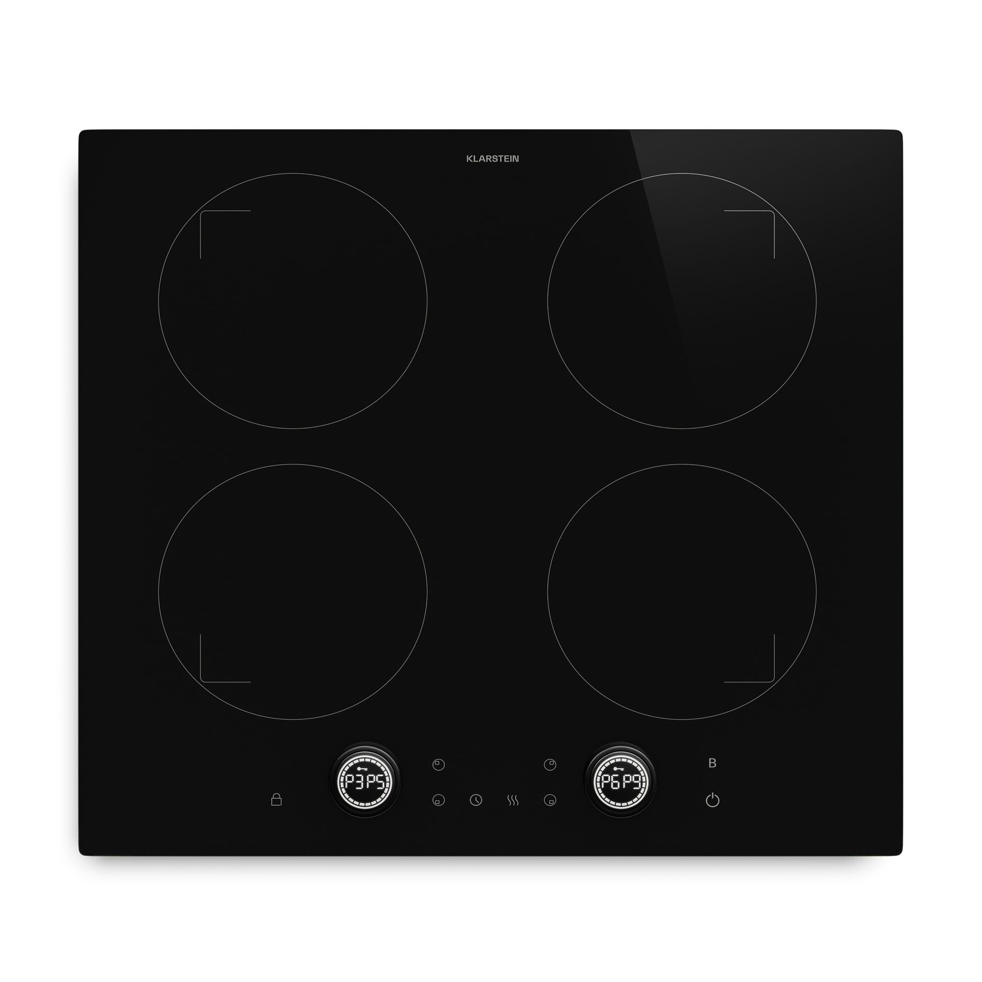 Klarstein Neotouch indukčná varná doska | Moderná a výkonná | 4 varné zóny | 9 stupňov | 7200 W | 60 cm