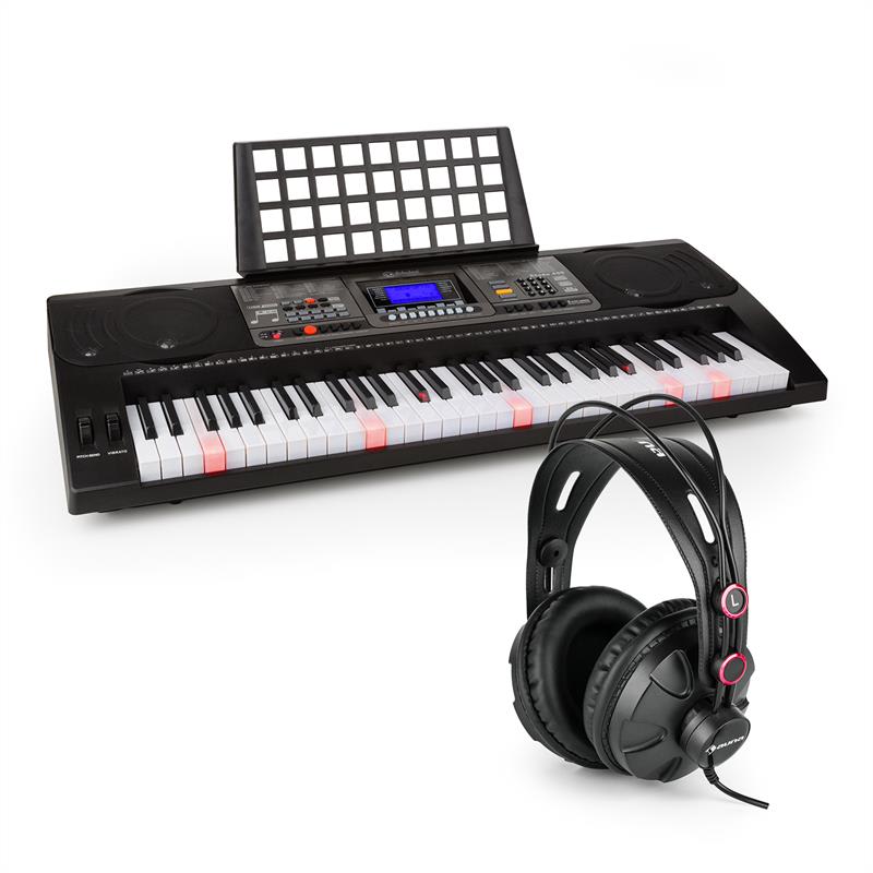 Etude 450 USB Lern-Keyboard mit Kopfhörer 61 Tasten USB-MIDI-Player LCD