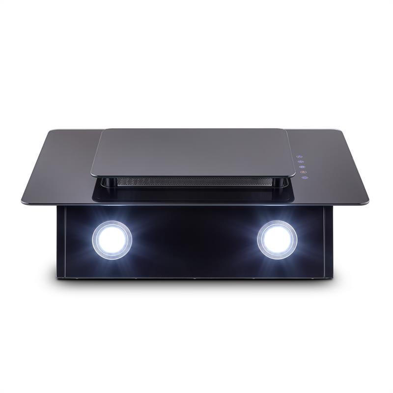 Klarstein Lorea 60 Cooker Extractor Hood Including Activated Carbon Filter | Black
