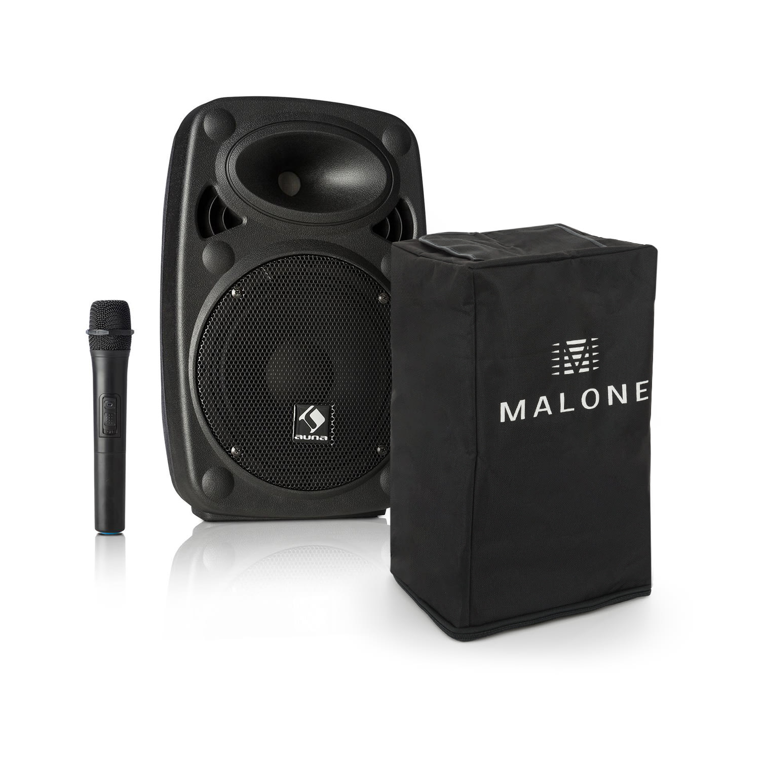 Streetstar 8 Mobile PA-Anlage 8" (20 cm) Woofer UHF-Mikro 200 Watt max. Schutzhülle