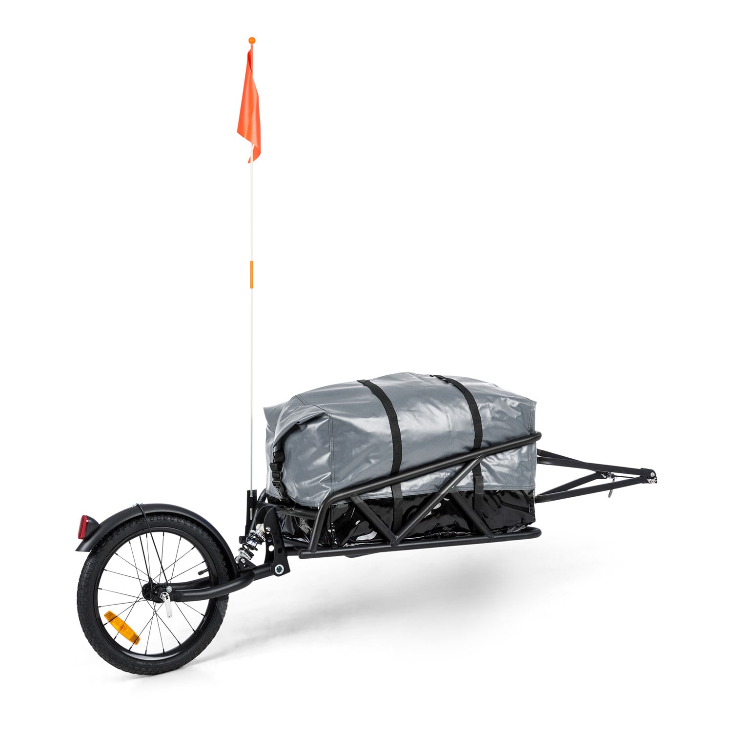 Follower Fahrradanhänger Set 16" Rad 35 kg Ladegewicht 120 Liter Transporttasche