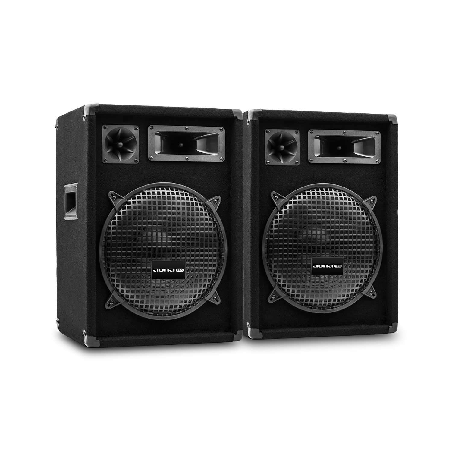 PW-1222 MKII passives PA-Lautsprecher-Paar 12" (30,5cm) Subwoofer 300W RMS / 600 Wmax. 3-Wege