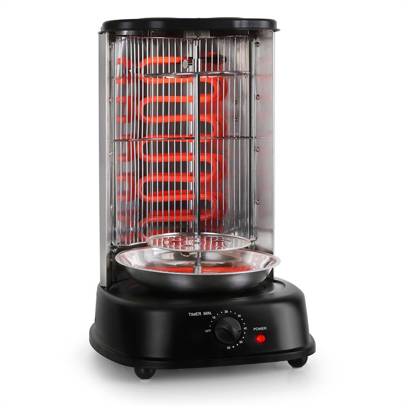 OneConcept Vertikális grill oneConcept Kebap Master, 1800 W, fekete