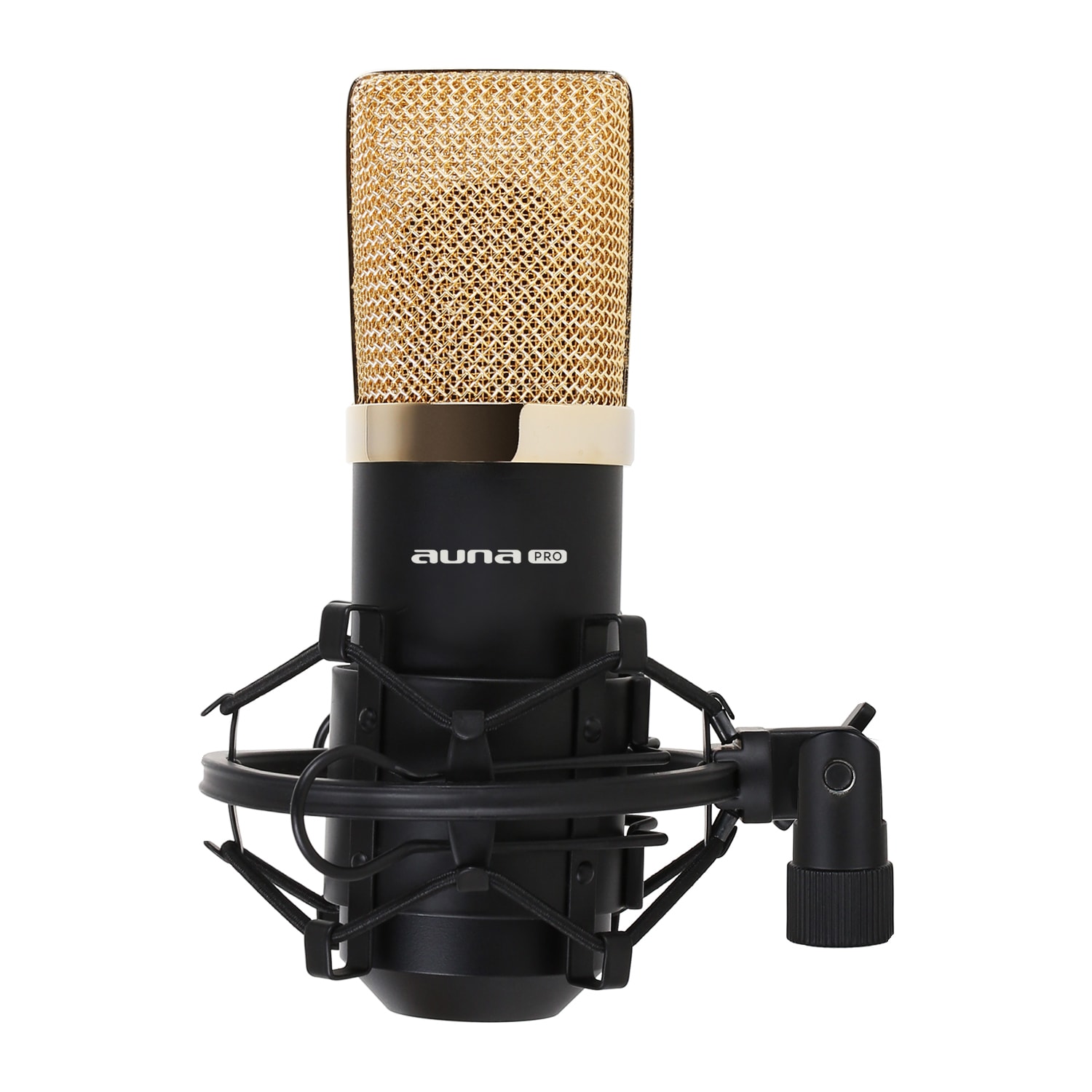 Auna Pro MIC-900BG USB microfon condensator negru/auriu Studio