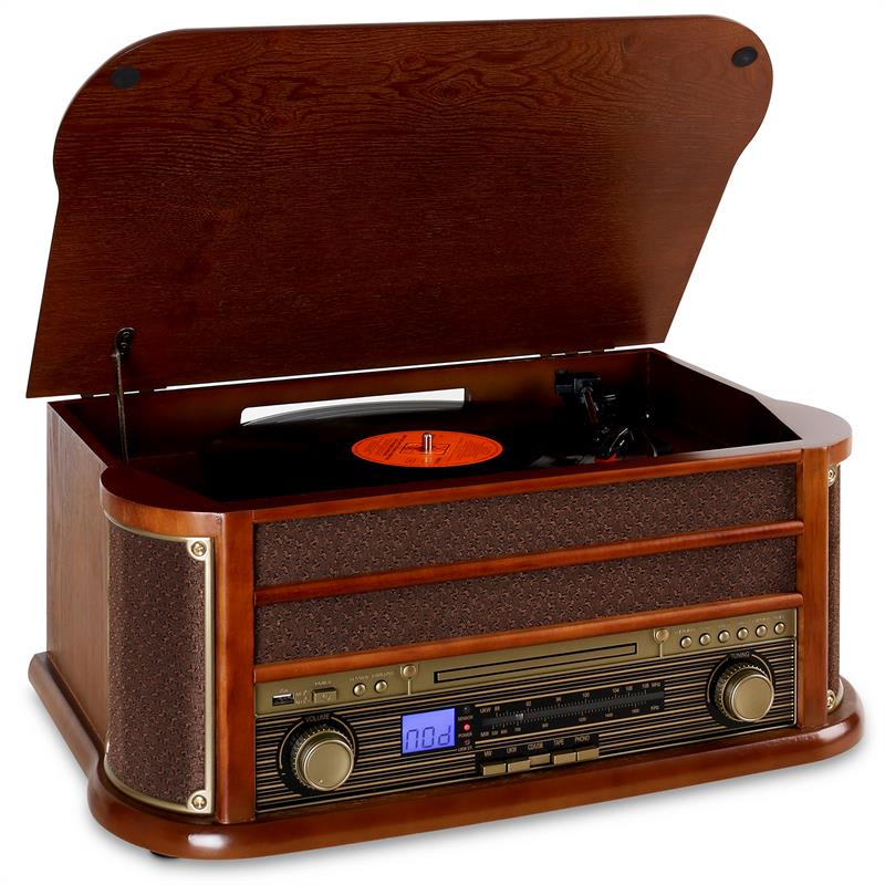 Auna Belle Epoque 1908 echipament stereo retro bluetooth