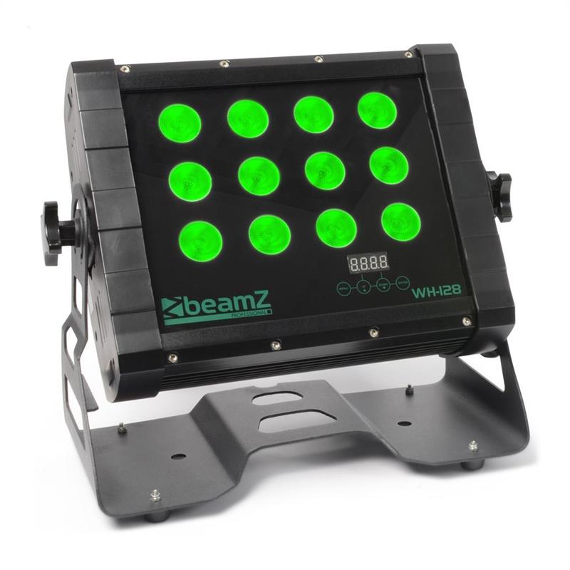 Beamz wh128 wall washer négyes led, 12 x 8w, ip65, dmx