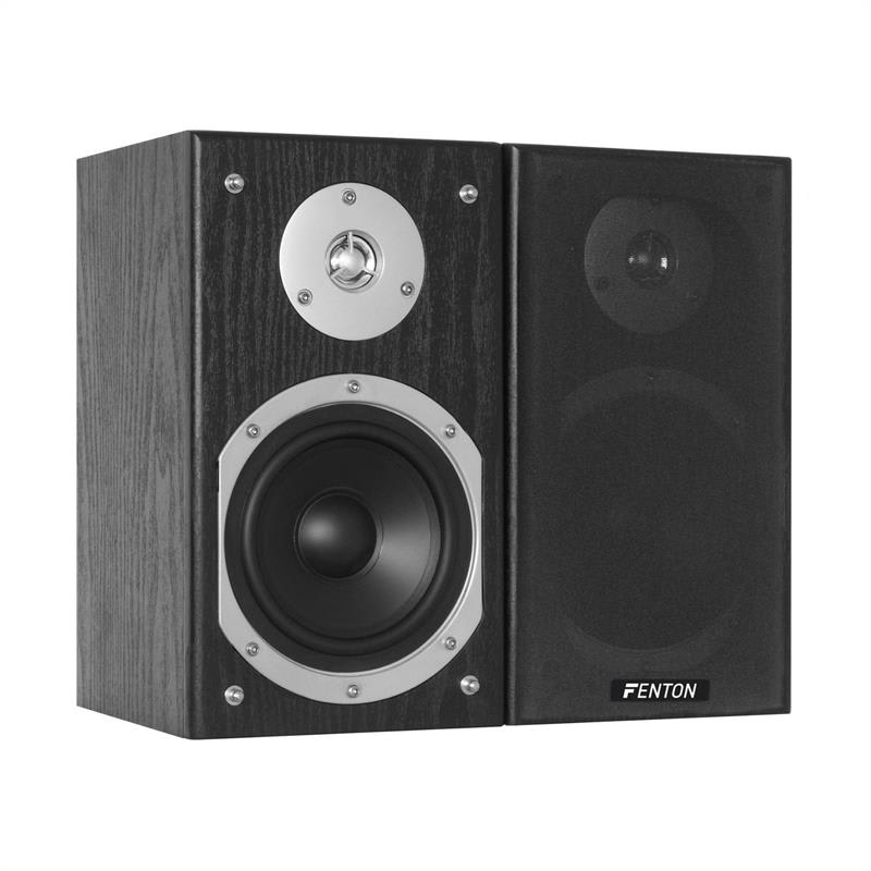 E-shop Fenton SHFB55B, pár pasívnych hifi regálových reproduktorov, 140 W, čierna