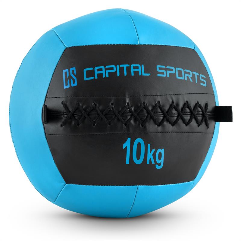 Levně Capital Sports Wallba 10, tmavomodrý, 10 kg, wall ball, syntetická kůže
